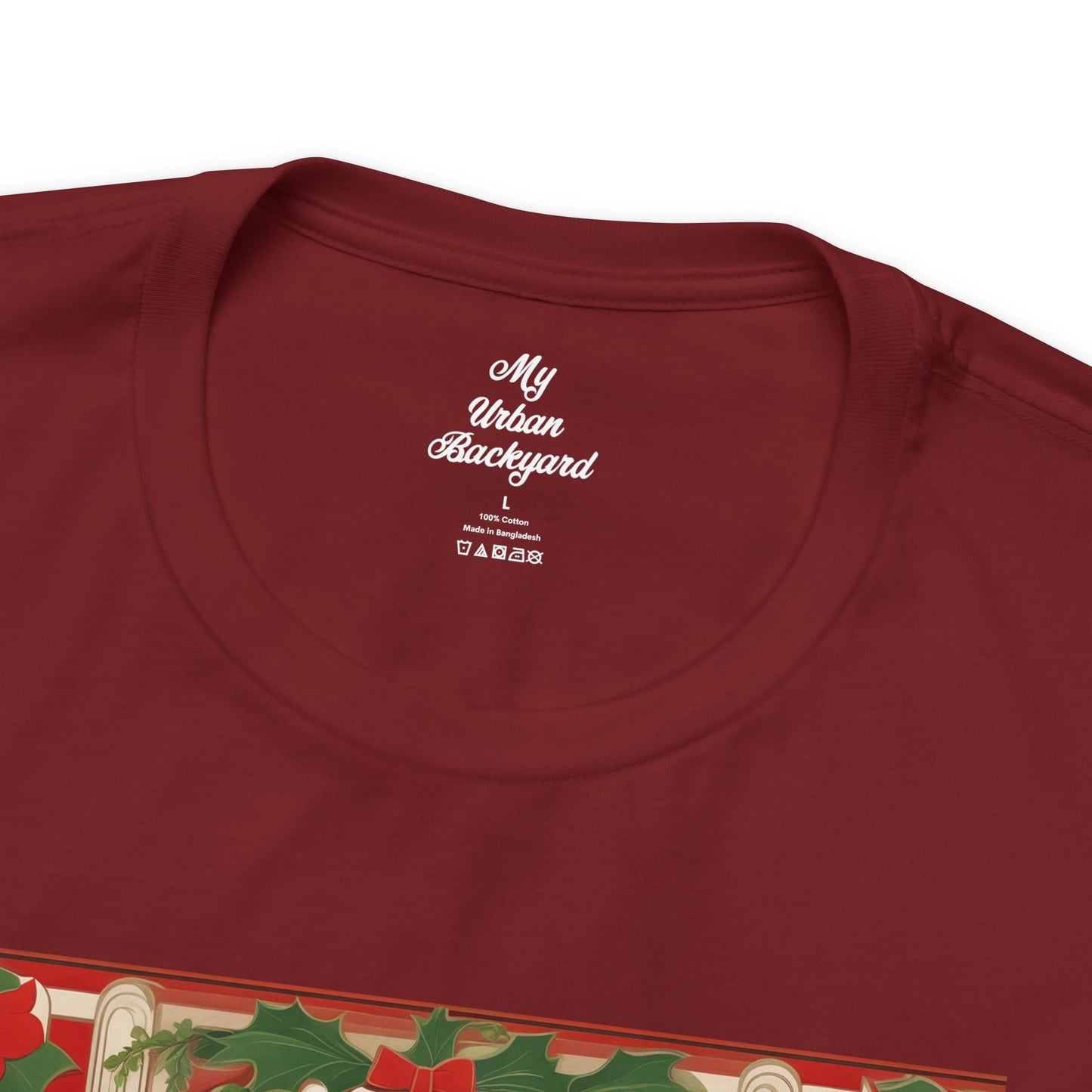 Soft T-Shirt, 100% Jersey Cotton, Unisex - Holiday Cat