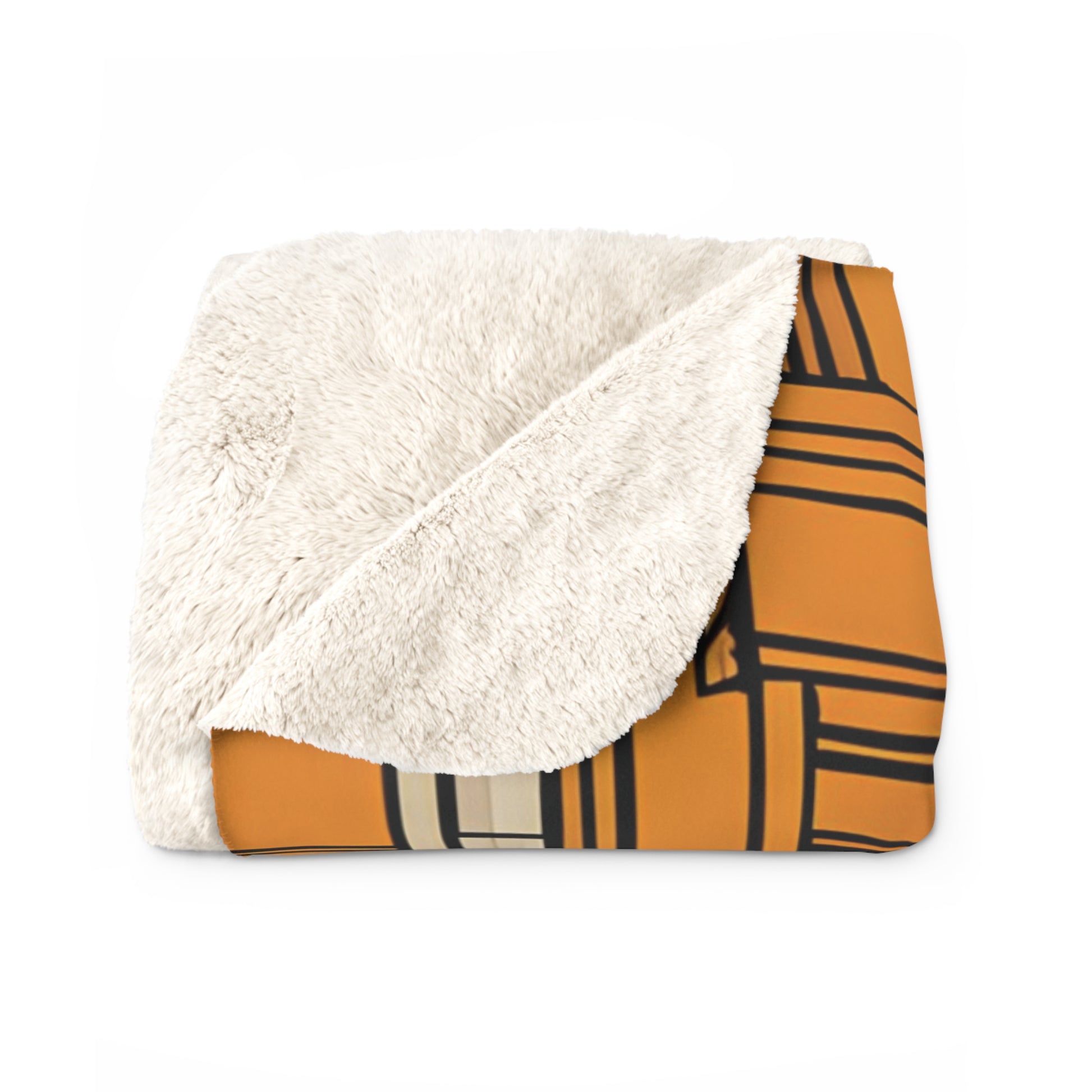 Lucian Purrcrest, Cat Sherpa Fleece Blanket for Cozy Warmth, 50"x60"