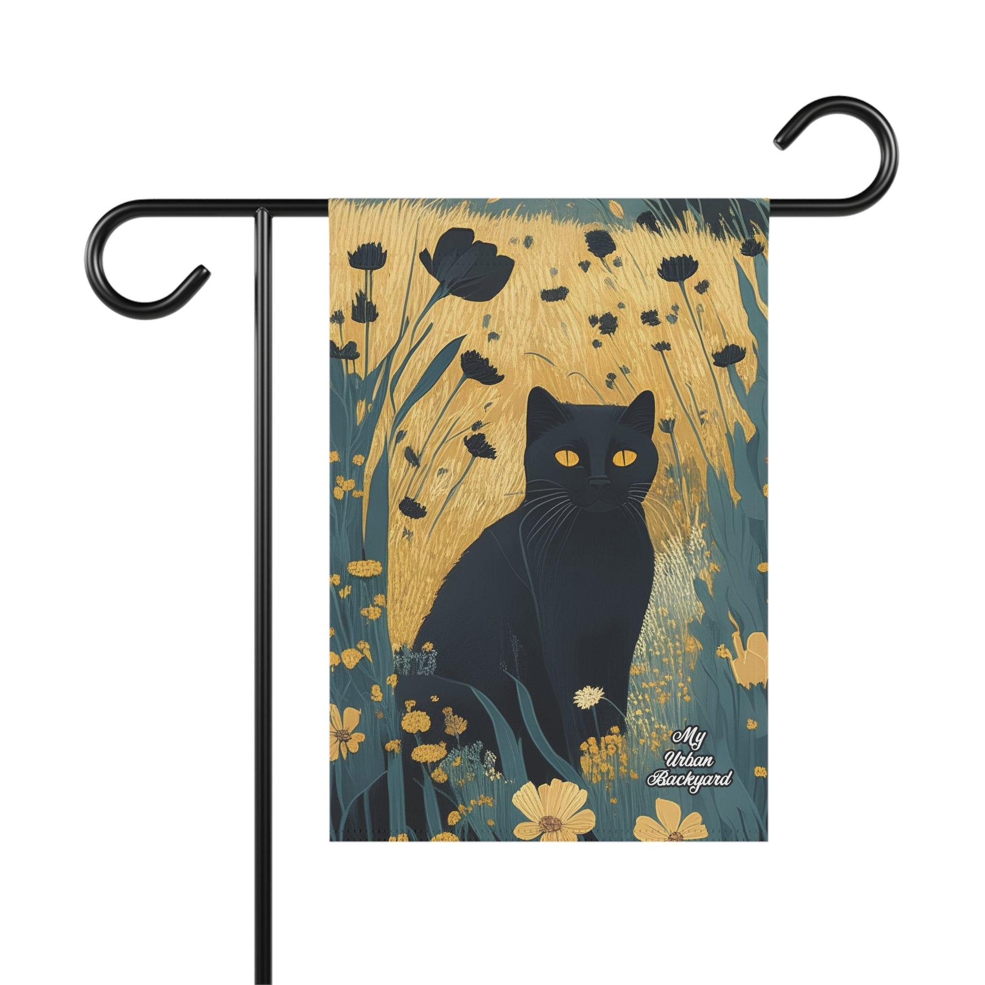 Bella Moonpaw, Cat Garden Flag for Yard, Patio, Porch, or Work, 12"x18" - Flag only