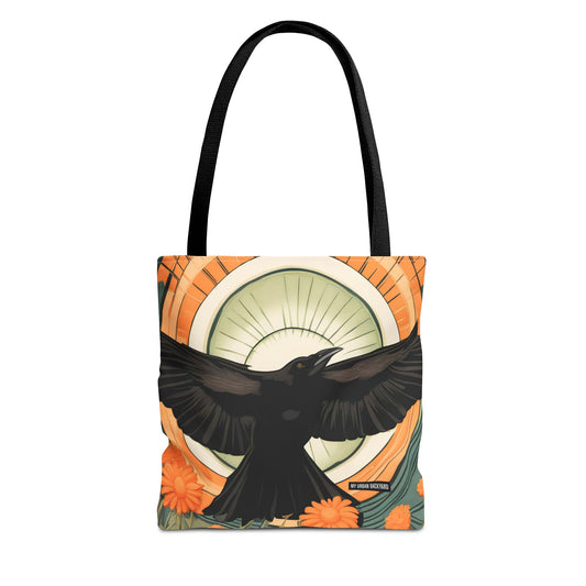 Flying Crow Tote Bag