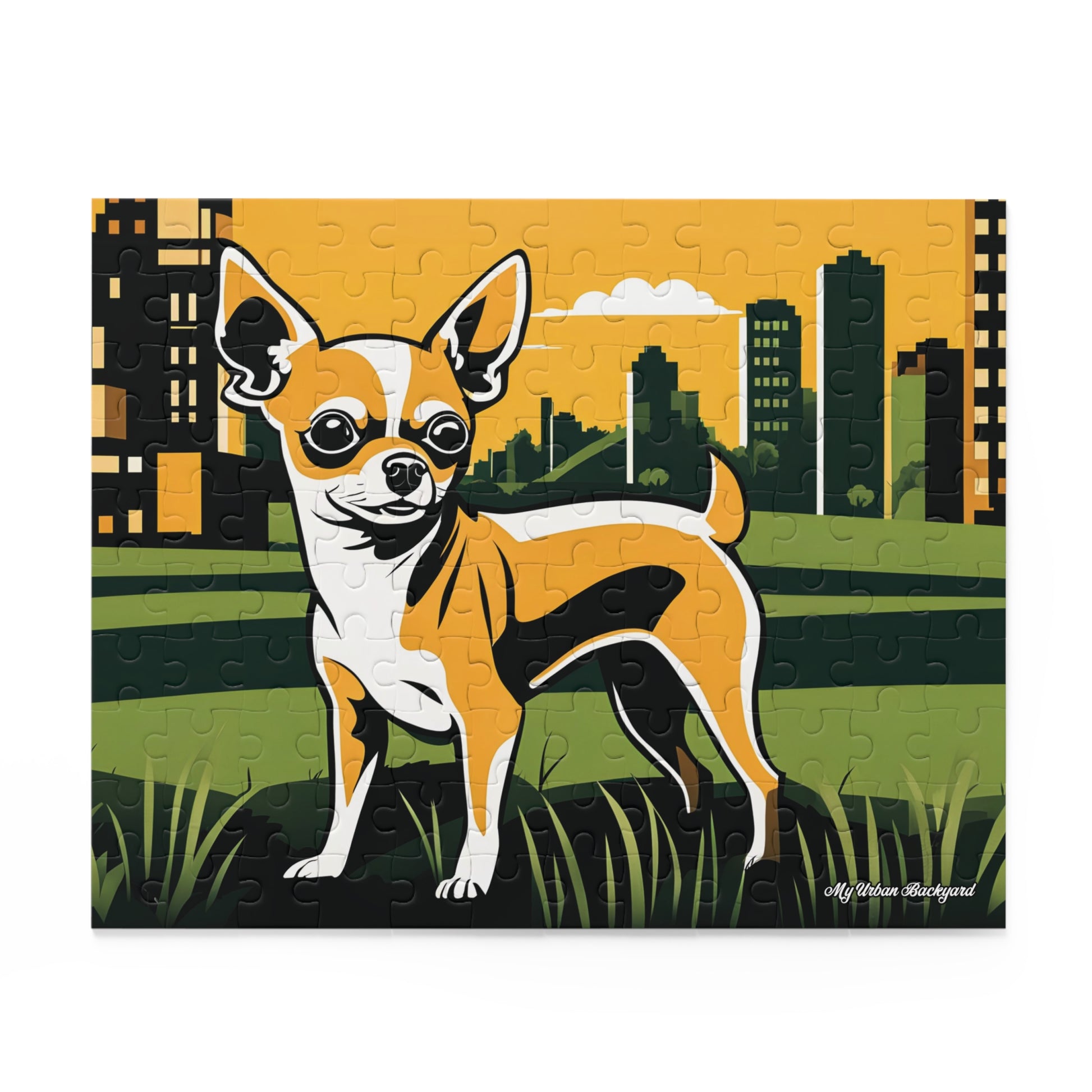 Urban Chihuahua, Jigsaw Puzzle, (120, 252, or 500-Piece)