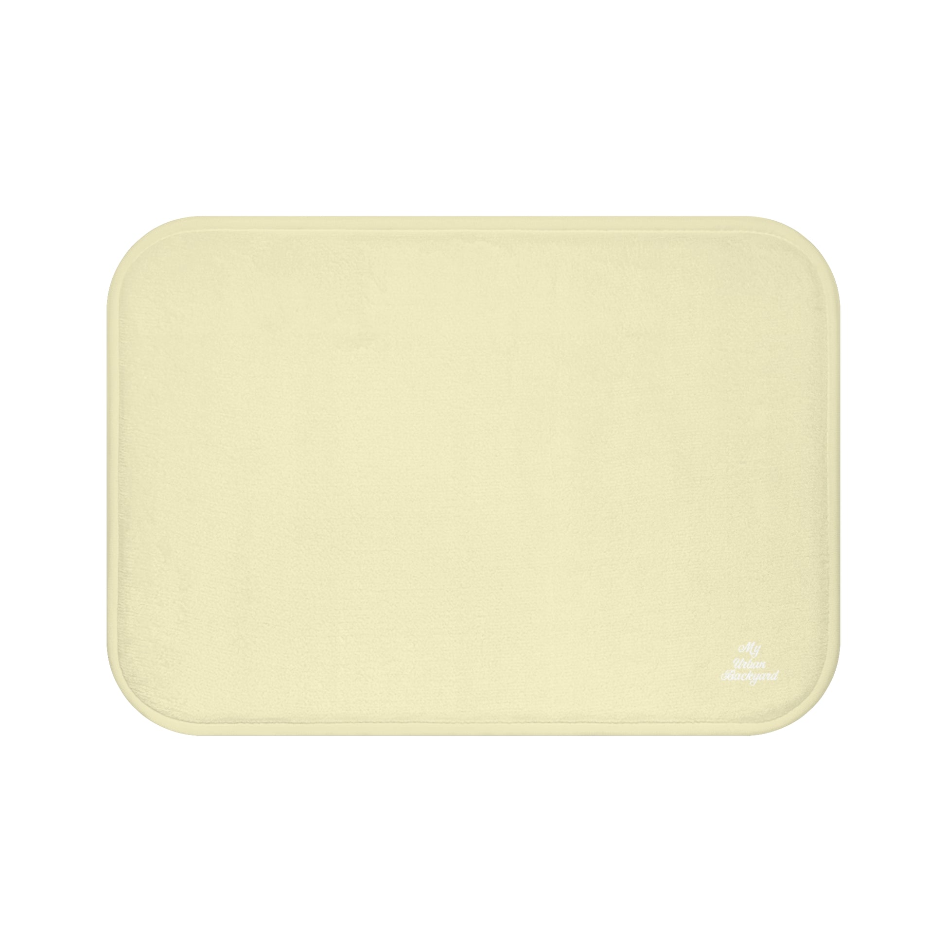 Muted Daffodil Accent Color, Memory Foam Bath Mat - Cozy Bathroom Essential
