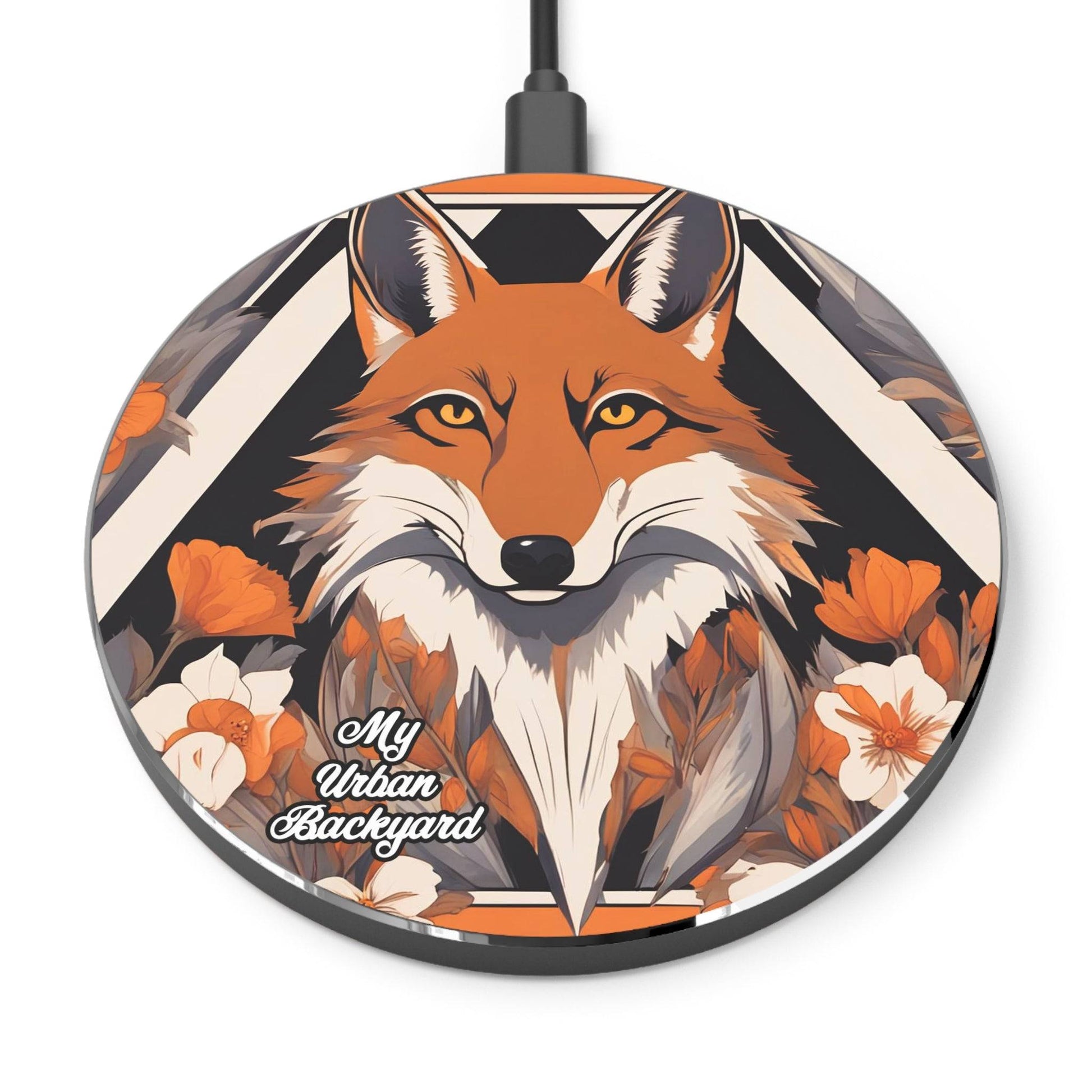 Cell Phone Wireless Charger, iPhone and Android, Brown Urban Coyote