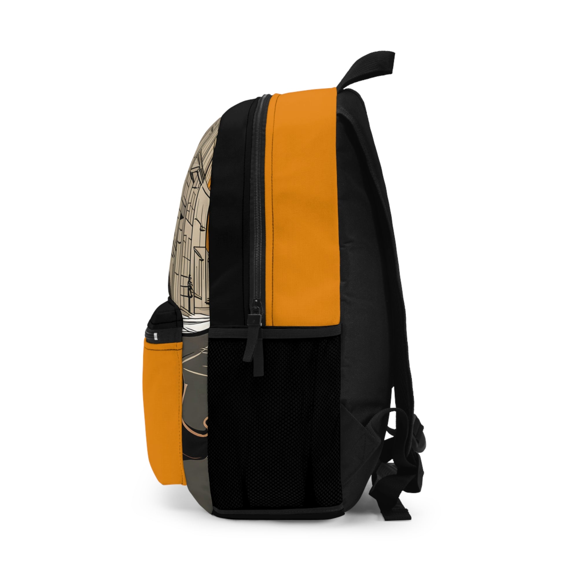 Lucian Purrcrest, Cat Backpack with Computer Pocket and Padded Back