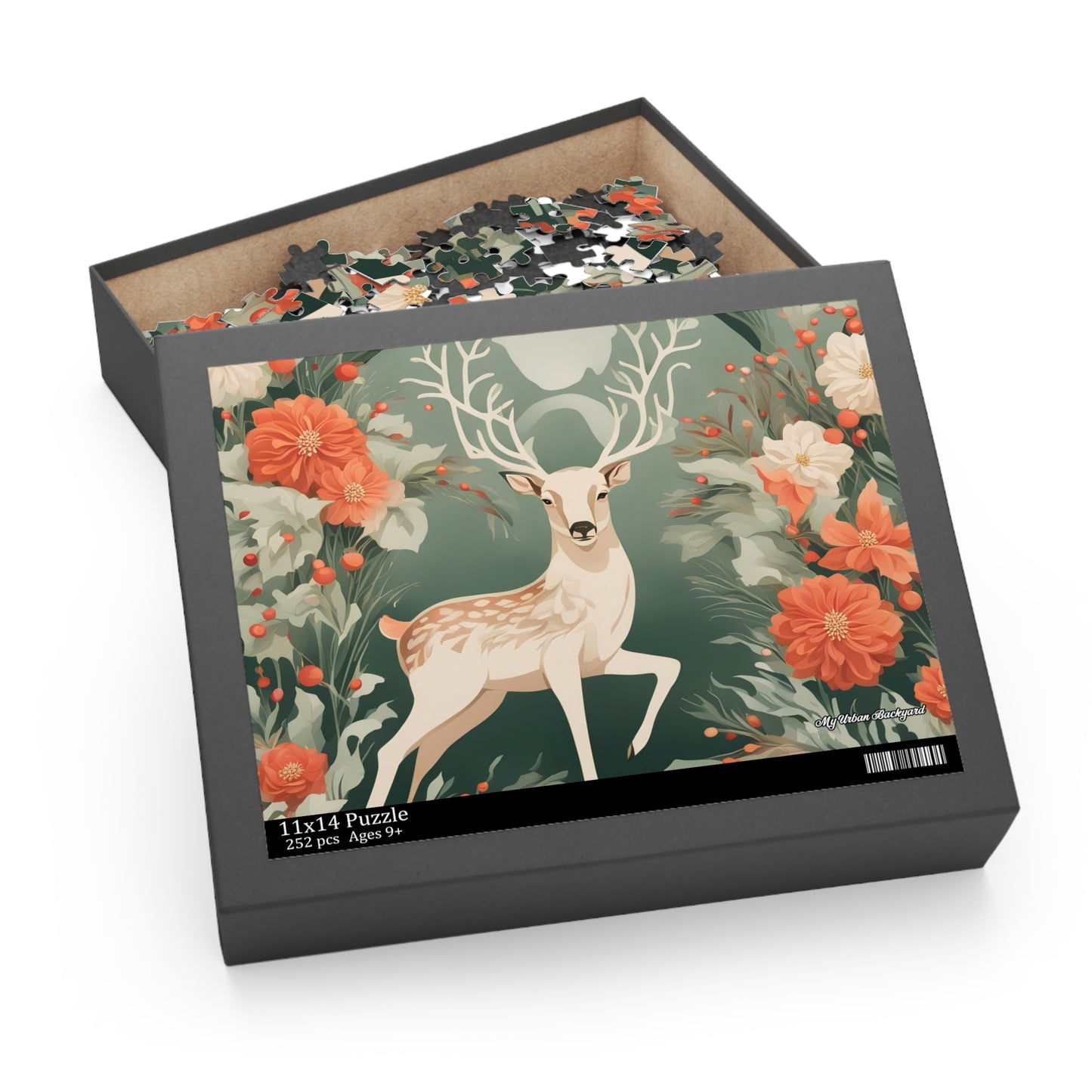 Holiday Deer, Jigsaw Puzzle, (120, 252, or 500-Piece)