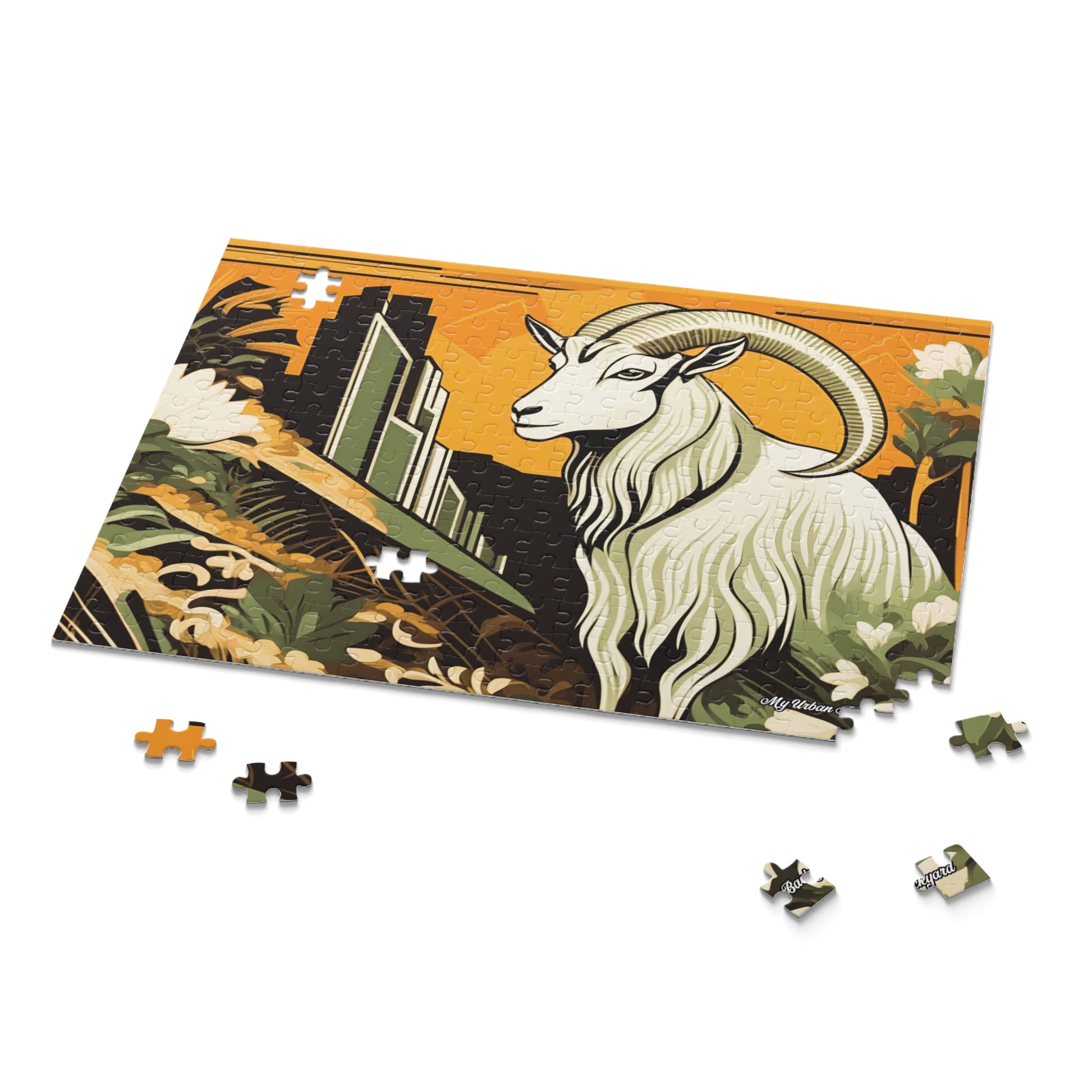 Urban Goat, Jigsaw Puzzle, (120, 252, or 500-Piece)