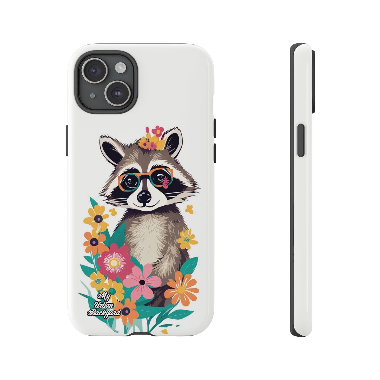 Raccoon with Glasses, Cell Phone Case - Apple, Samsung or Google Pixel