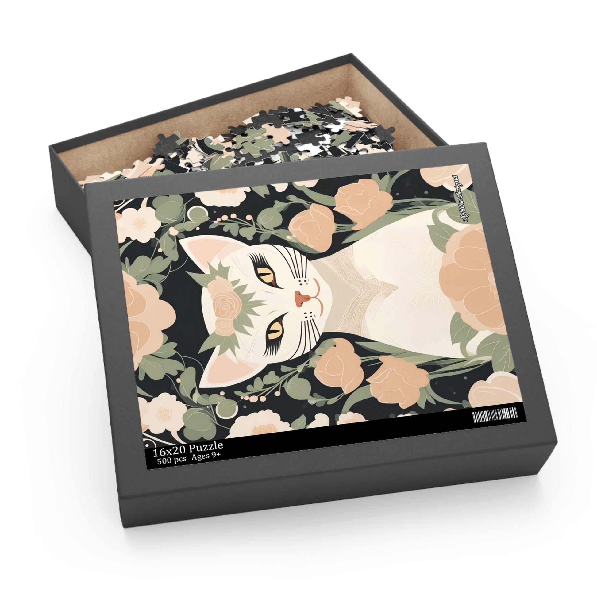 Genevieve Meowcroft, Cat Jigsaw Puzzle, (120, 252, or 500-Piece)
