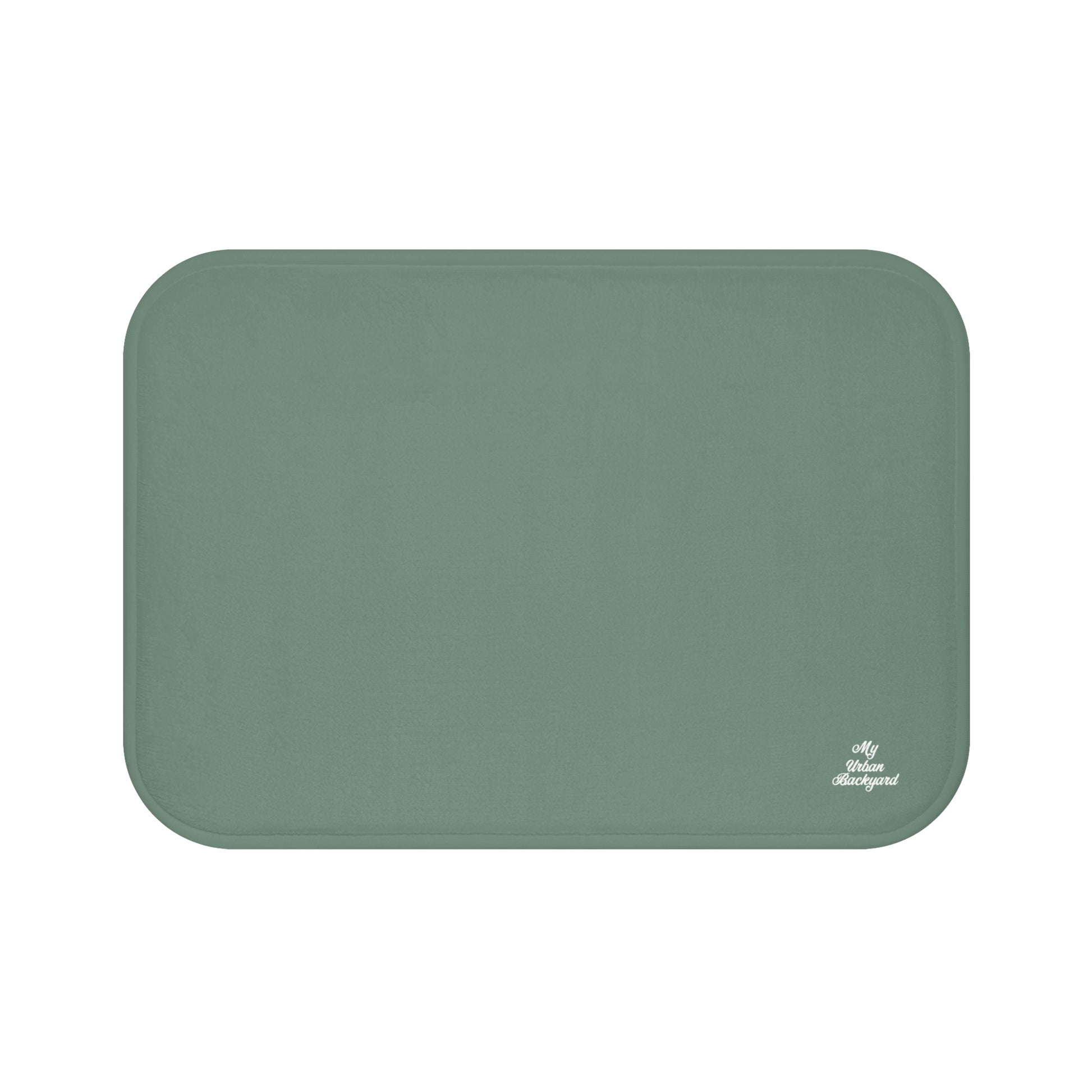 Green Accent Color, Memory Foam Bath Mat - Cozy Bathroom Essential