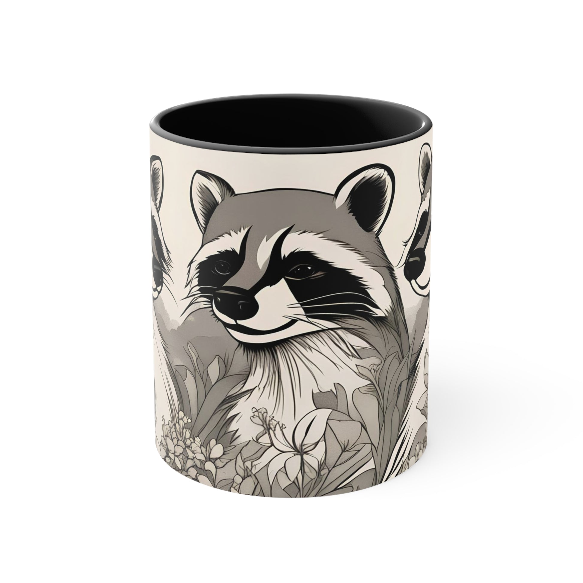 Three Raccoons, Ceramic Mug - Perfect for Coffee, Tea, and More!