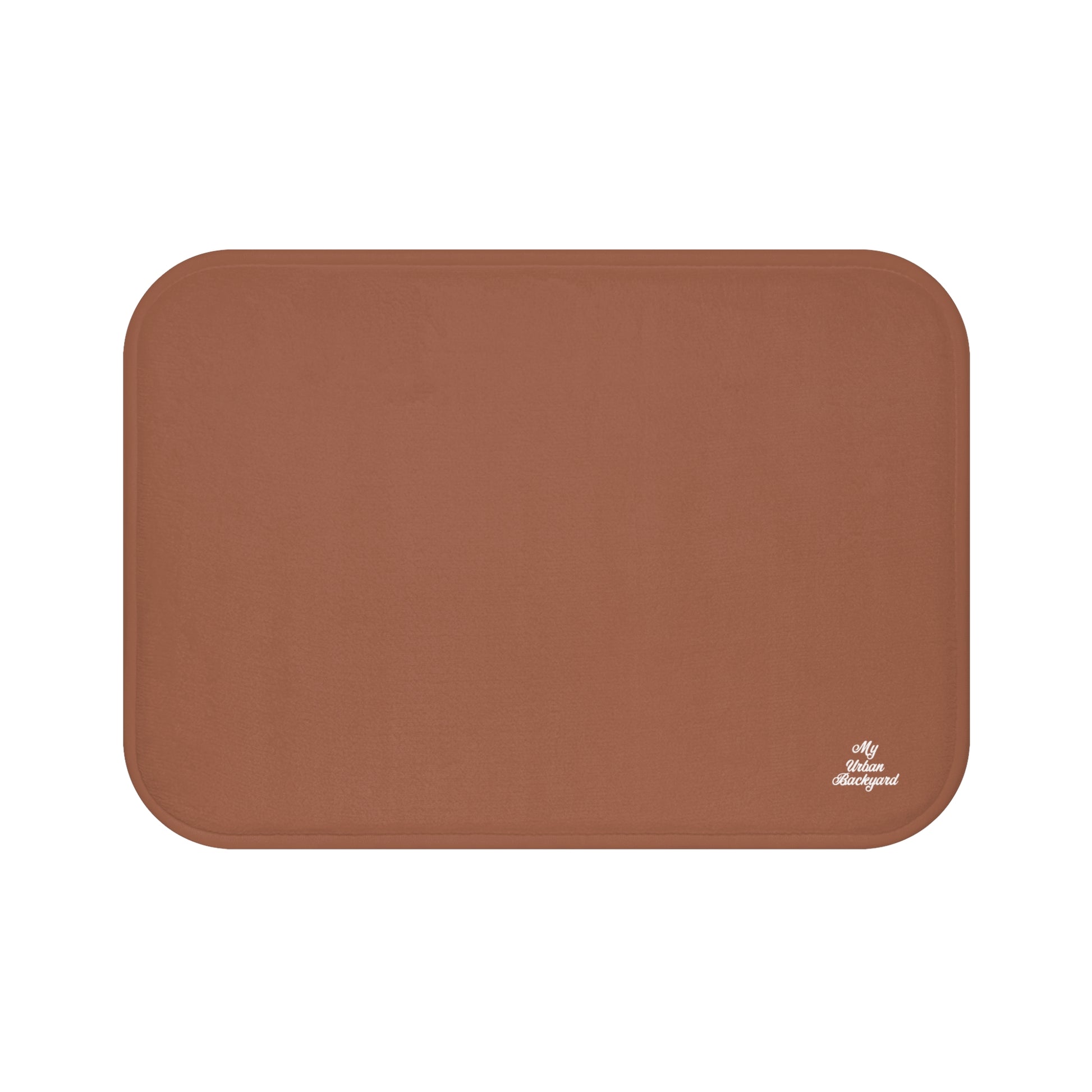 Terracotta Accent Color, Memory Foam Bath Mat - Cozy Bathroom Essential