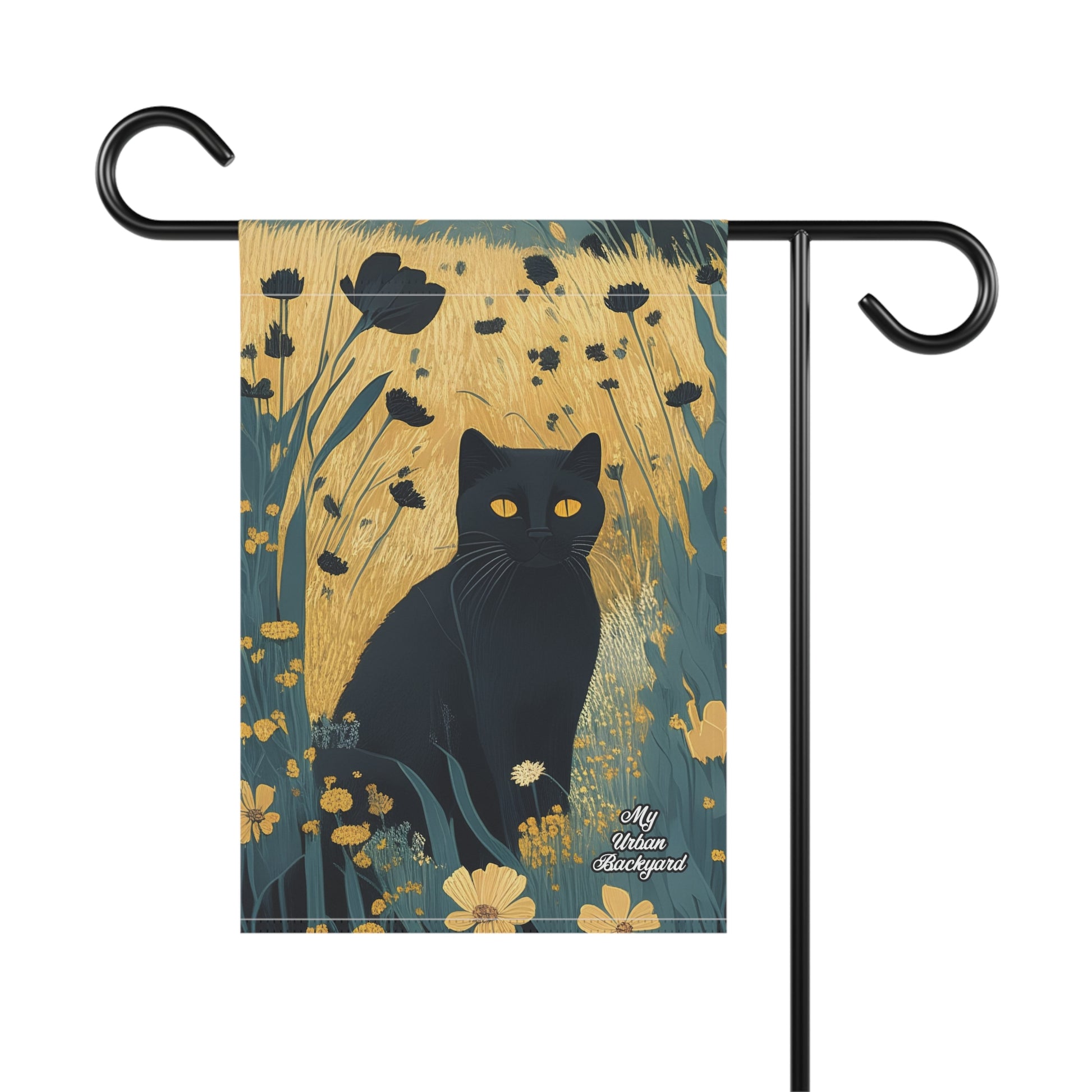 Bella Moonpaw, Cat Garden Flag for Yard, Patio, Porch, or Work, 12"x18" - Flag only