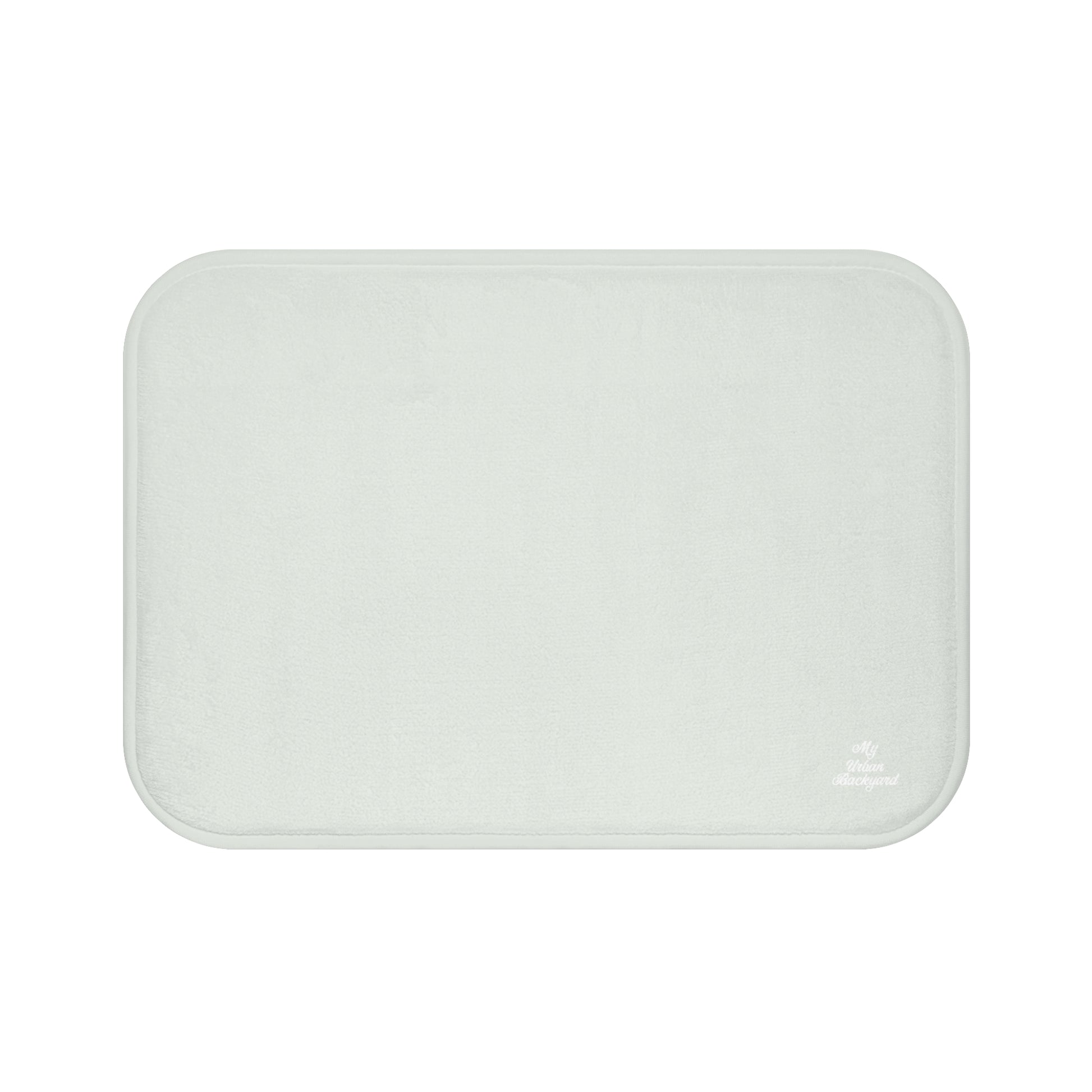 Soft Green Accent Color, Memory Foam Bath Mat - Cozy Bathroom Essential