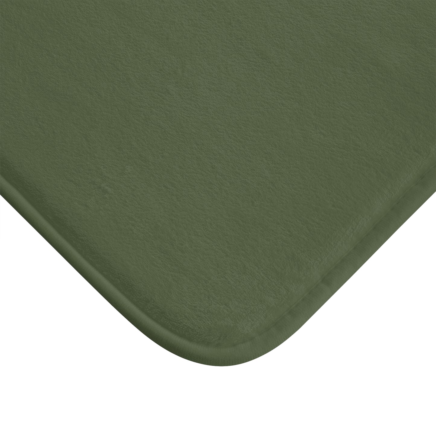 Olive Accent Color, Memory Foam Bath Mat - Cozy Bathroom Essential