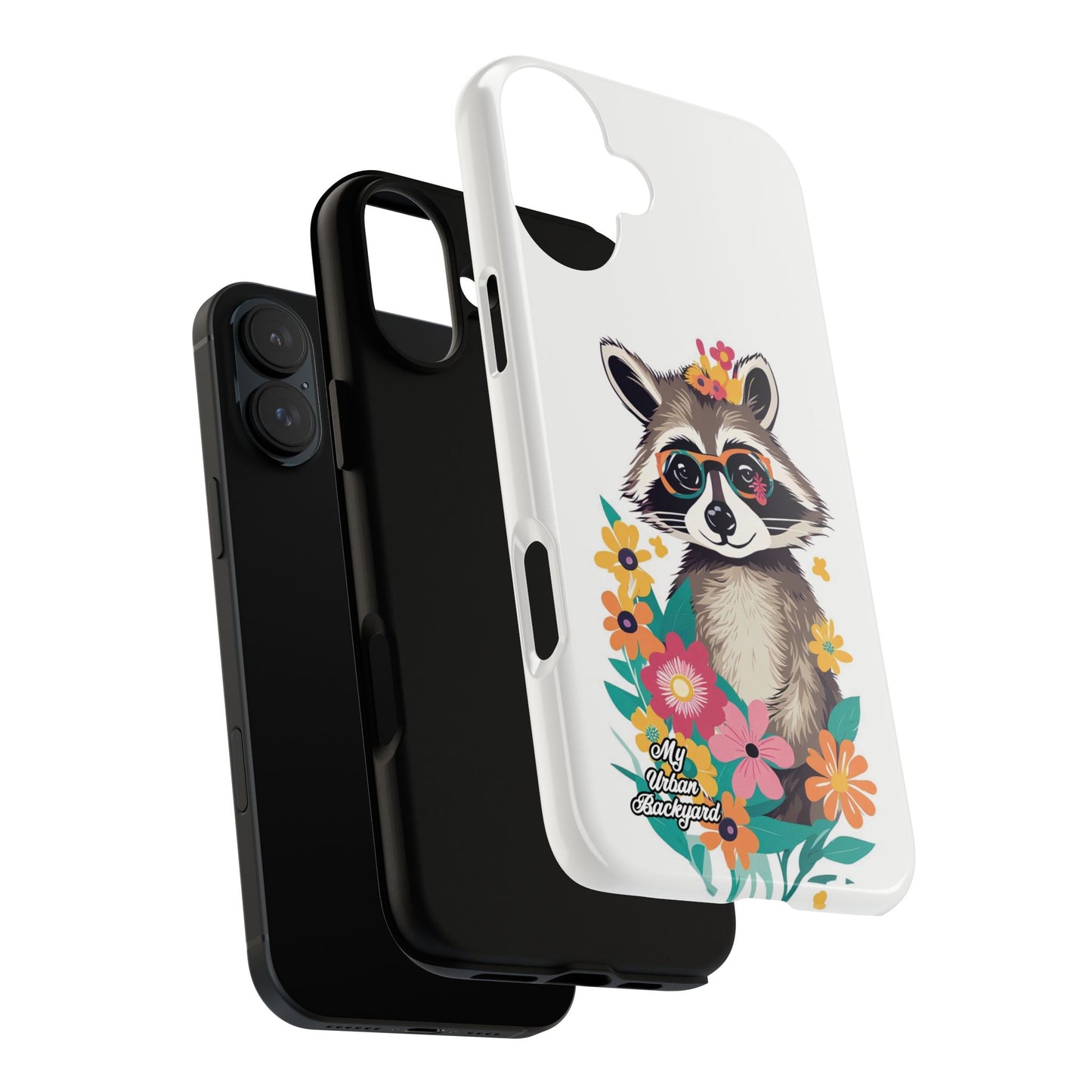 Raccoon with Glasses, Cell Phone Case - Apple, Samsung or Google Pixel