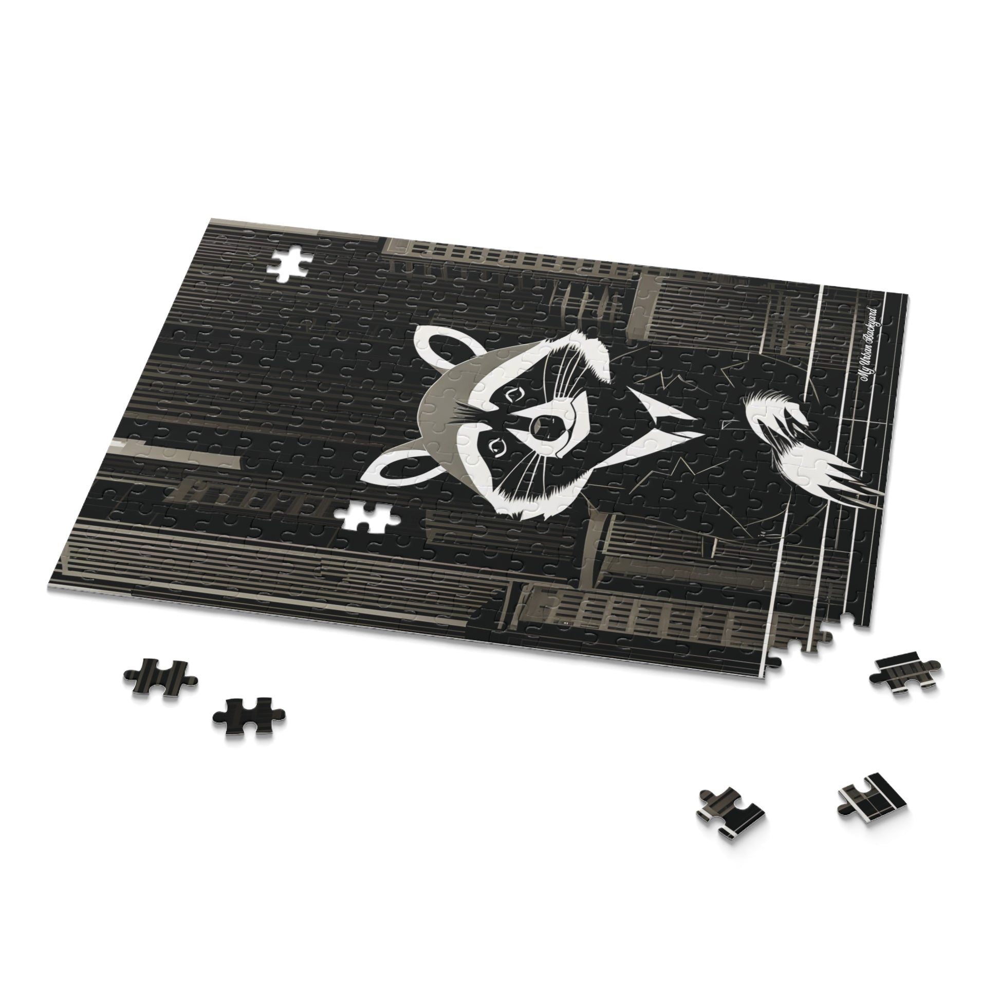 Oliver Nighteyes, Raccoon Jigsaw Puzzle, (120, 252, or 500-Piece)