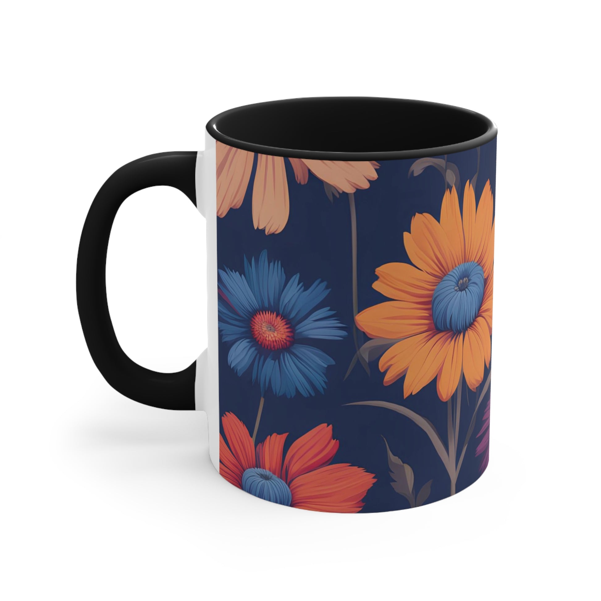 Fun Wildflowers, Ceramic Mug - Perfect for Coffee, Tea, and More!
