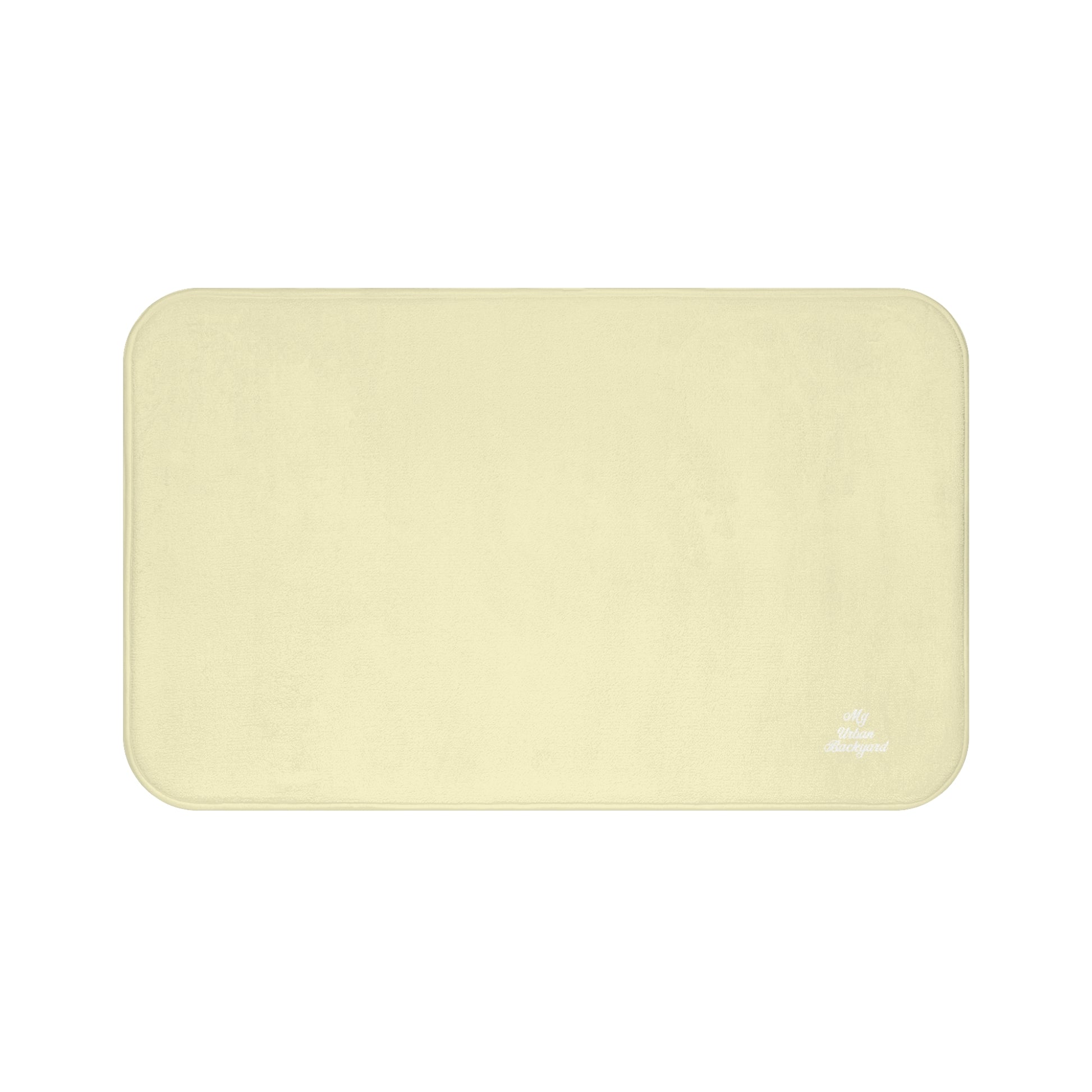 Muted Daffodil Accent Color, Memory Foam Bath Mat - Cozy Bathroom Essential