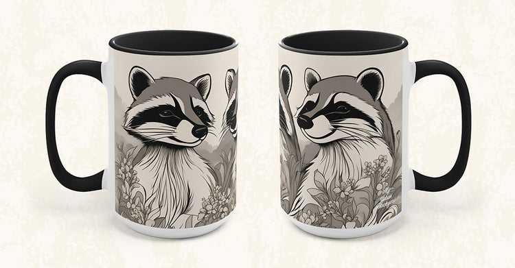 Black Cat Ceramic Coffee Mug by My Urban Backyard
