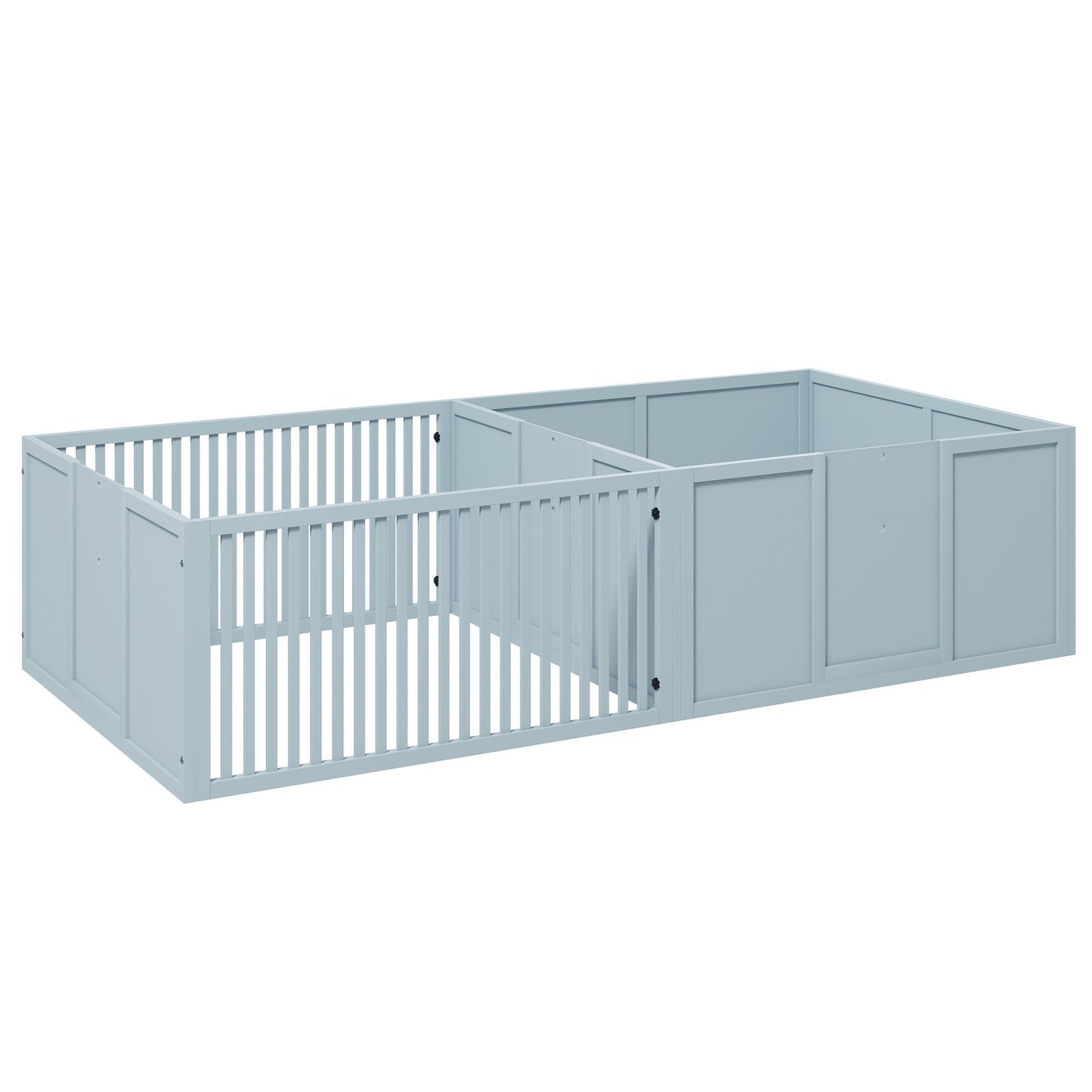 81" Whelping Box, For Dog Mothers And Newborn Puppies, Light Grey