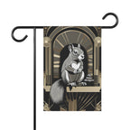 Art Deco Squirrel, Garden Flag