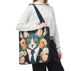 Simon Whiskerford, Cat Tote Bag with Cotton Handles For Everyday Use, 3 Sizes