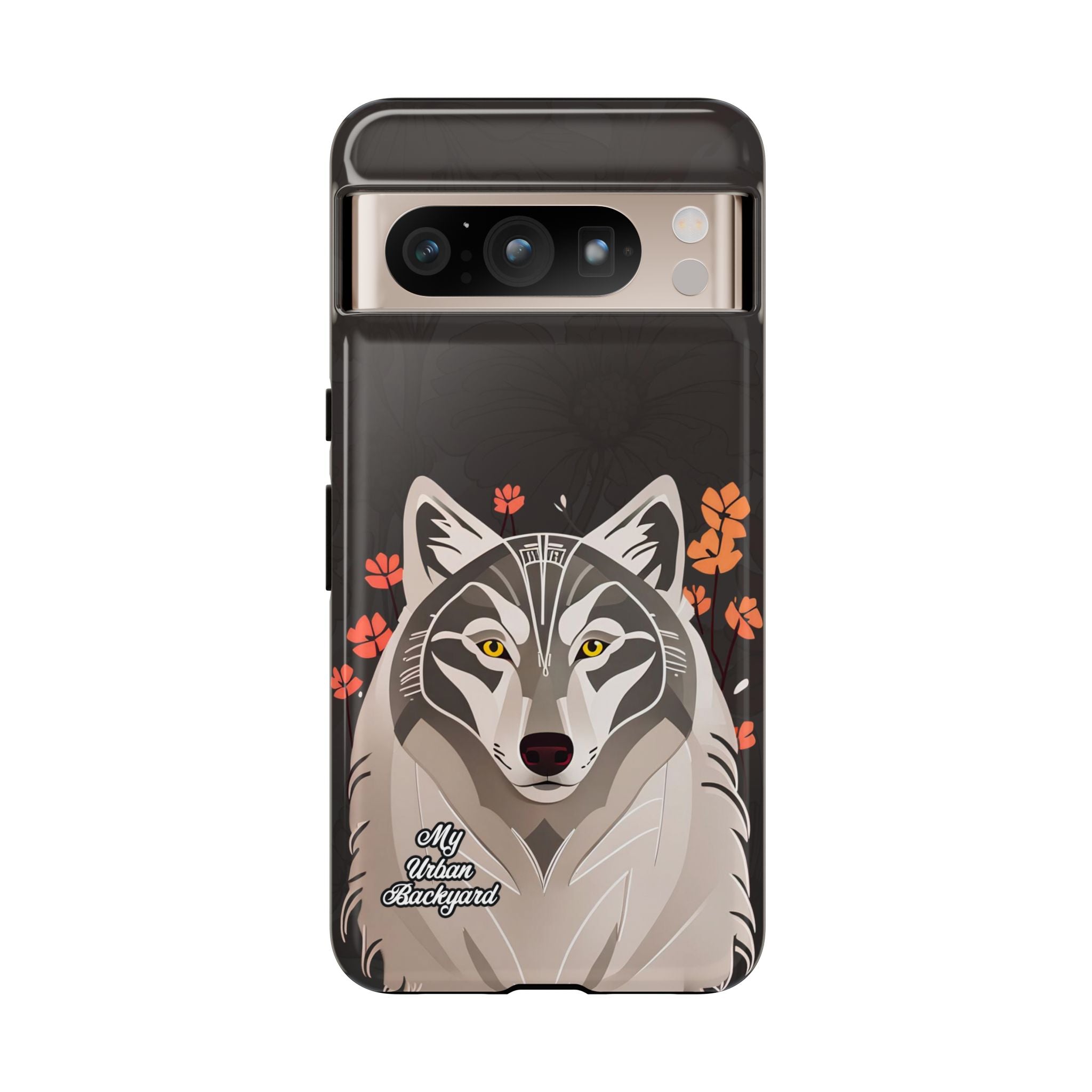 Art Deco Wolf, Cell Phone Case - Apple, Samsung, Google Pixel