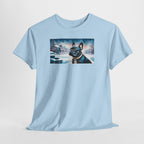 French Bulldog, Winter Graphic Tee, Unisex T-Shirt, Nature Lover Gift, Animal Art Top, Casual Wear