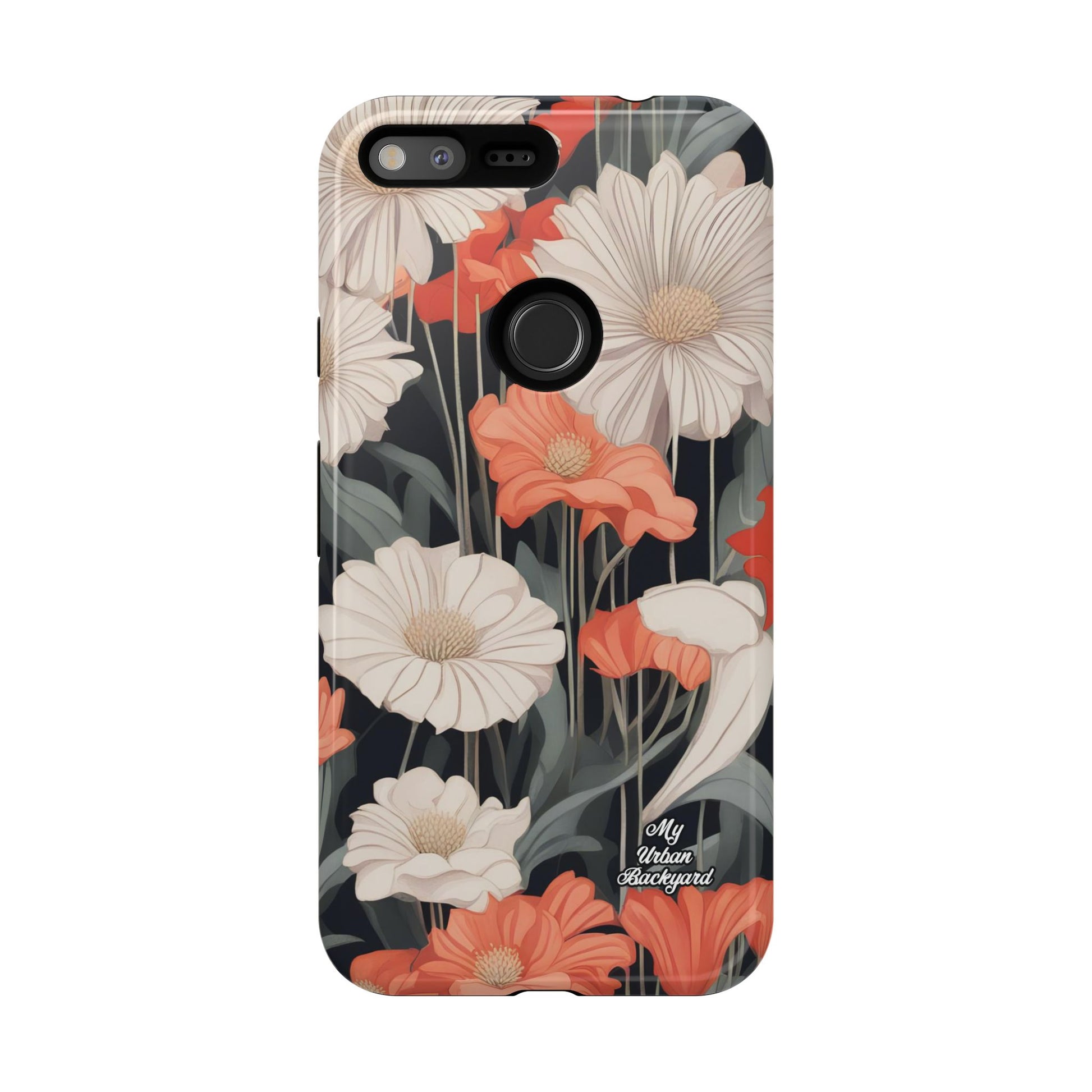 Art Deco Flowers, Cell Phone Case - Apple, Samsung, Google Pixel