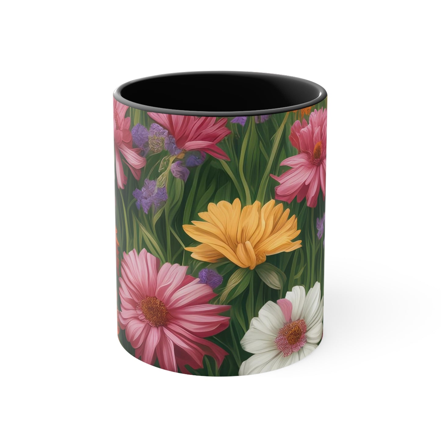 Wildflower Field, Ceramic Mug - Perfect for Coffee, Tea, and More!