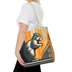 Art Deco Squirrel, Everyday Tote Bag w Cotton Handles
