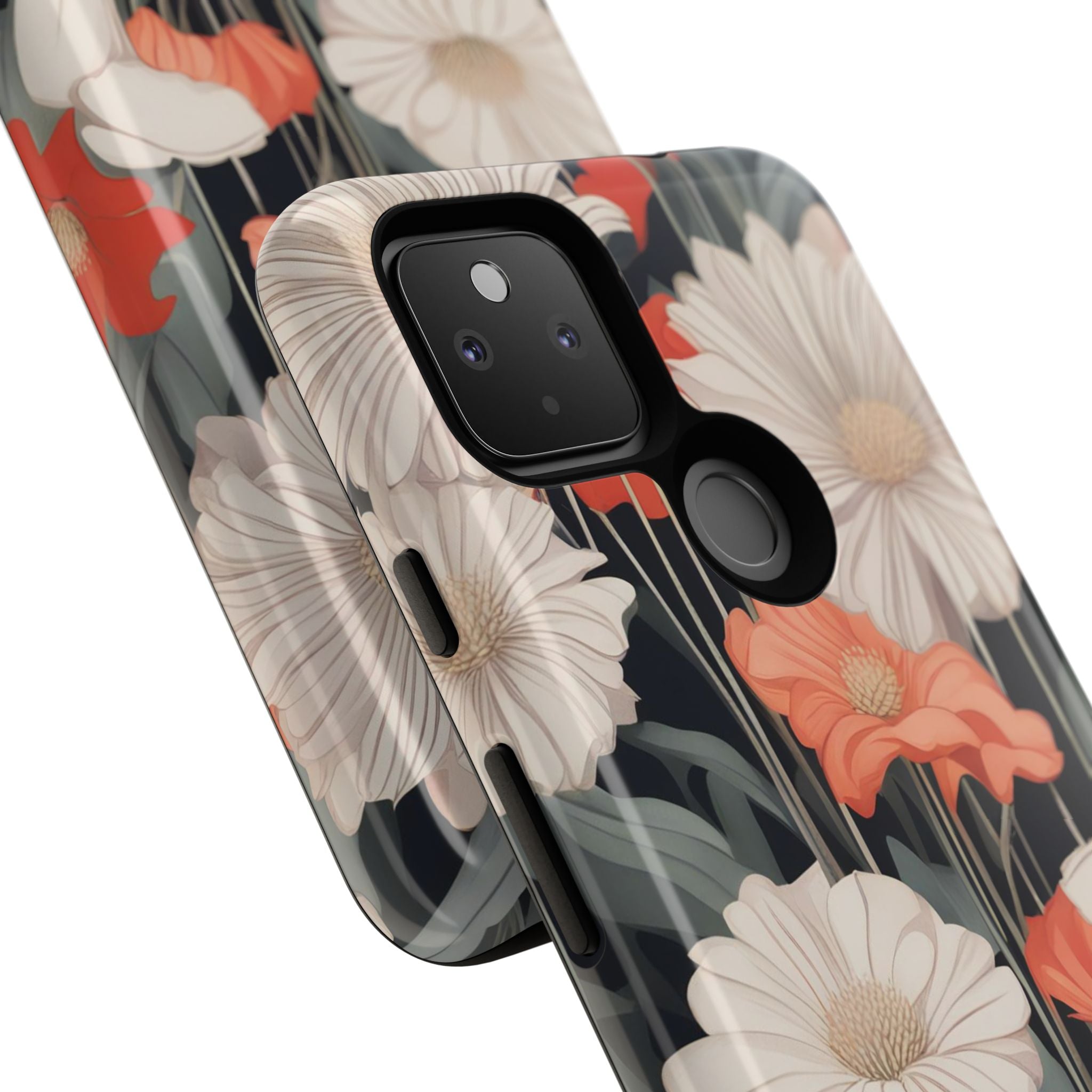 Art Deco Flowers, Cell Phone Case - Apple, Samsung, Google Pixel