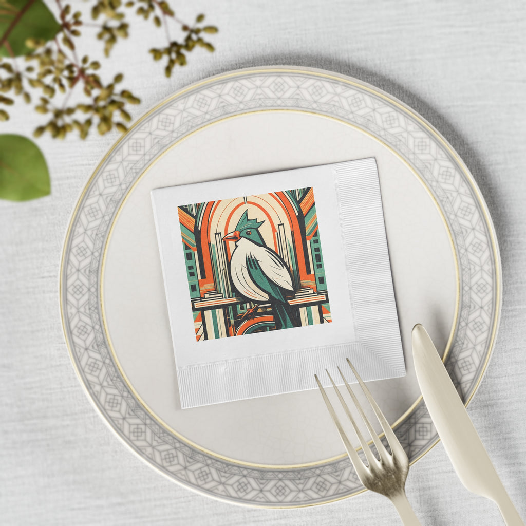 Art Deco Bird Napkins