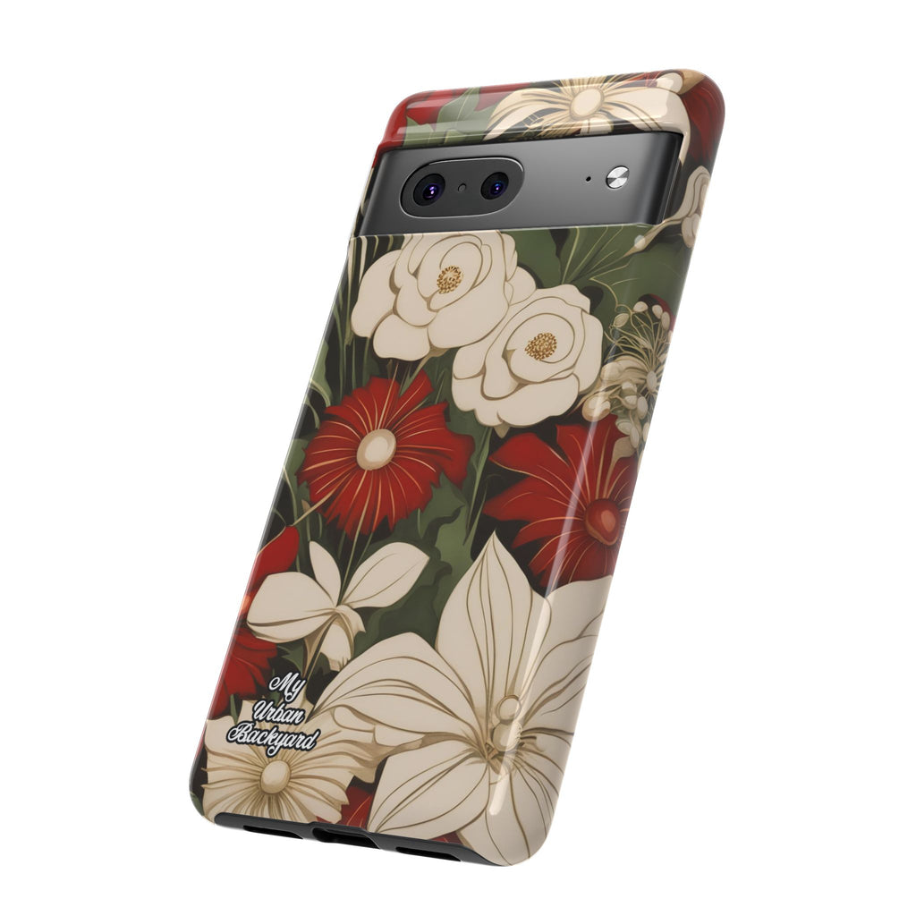 Holiday Flowers, Cell Phone Case - Apple, Samsung, Google Pixel