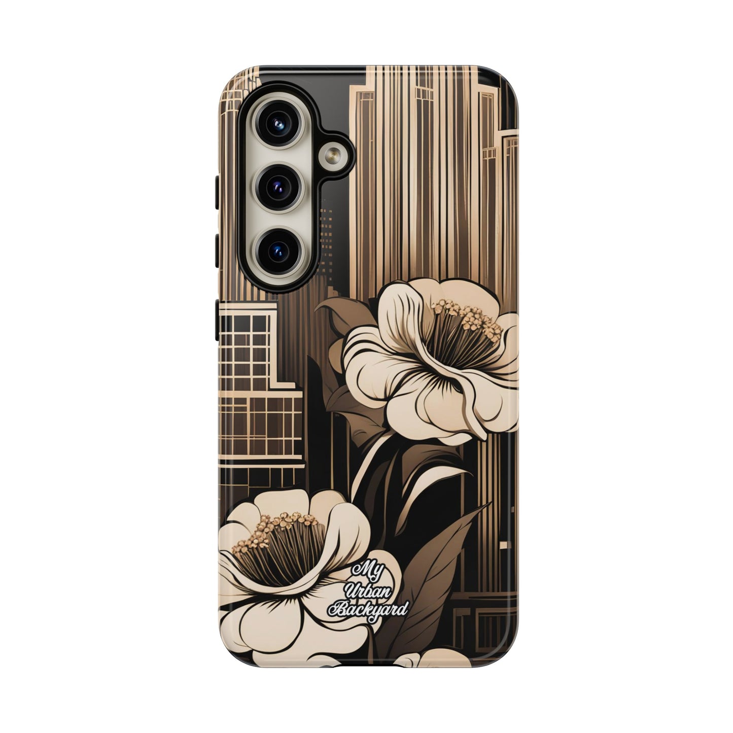 City Flowers, Cell Phone Case - Apple iPhone, Samsung Galaxy or Google Pixel