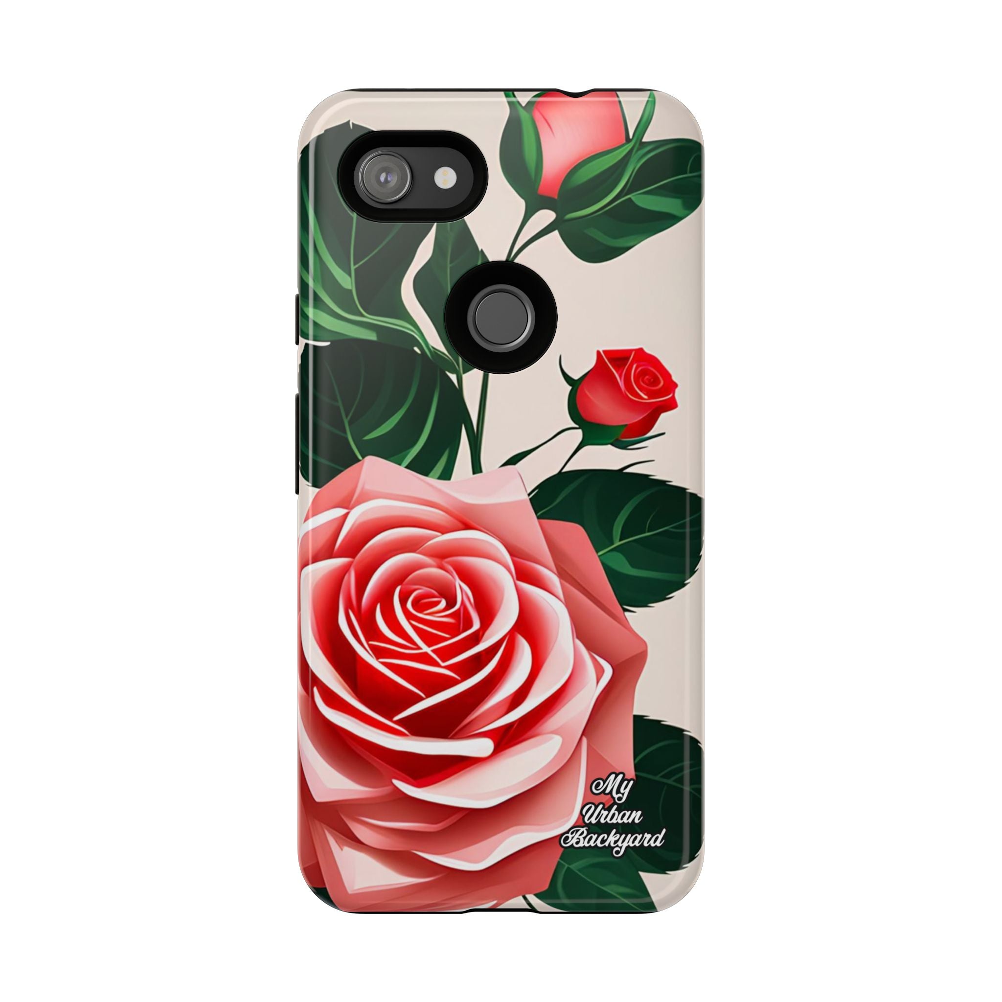 Pink Rose Flowers, Cell Phone Case - Apple, Samsung, Google Pixel