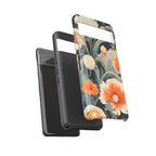Orange and White Flowers, Cell Phone Case - Apple, Samsung, Google Pixel