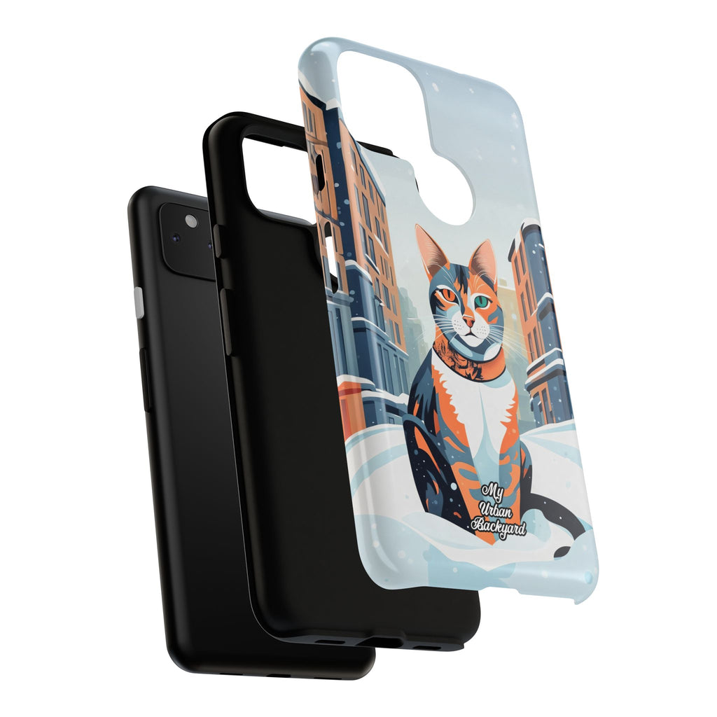 Claws Pawson in the Snow, Cell Phone Case - Apple, Samsung, Google Pixel