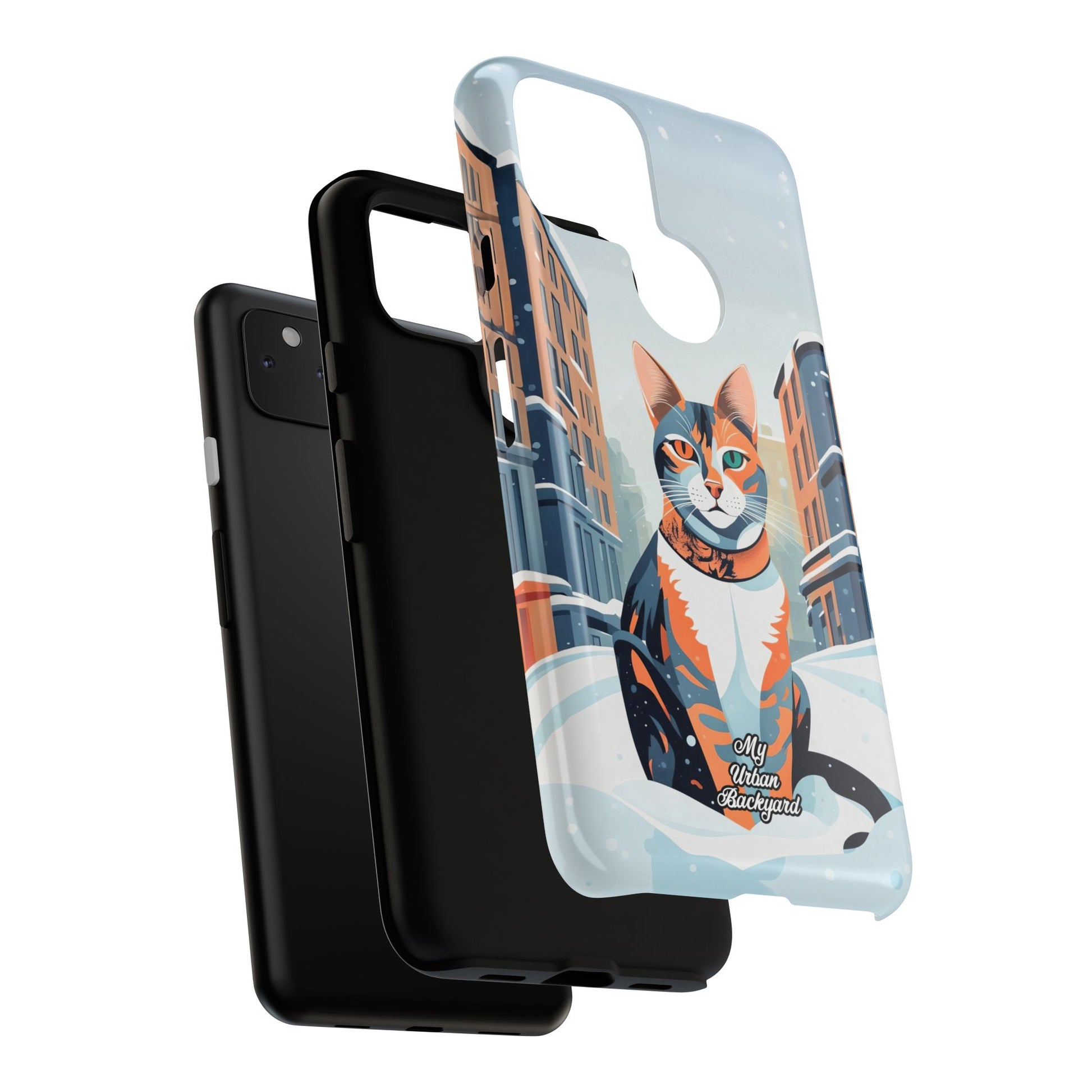Claws Pawson in the Snow, Cell Phone Case - Apple, Samsung, Google Pixel