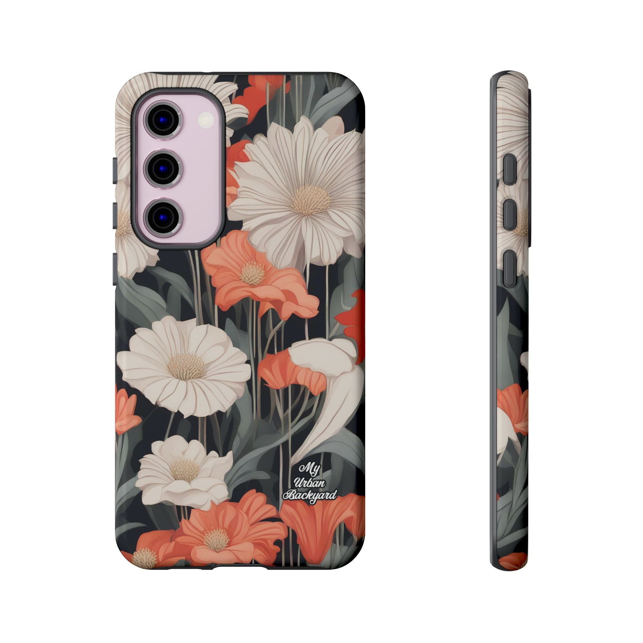Art Deco Flowers, Cell Phone Case - Apple, Samsung, Google Pixel