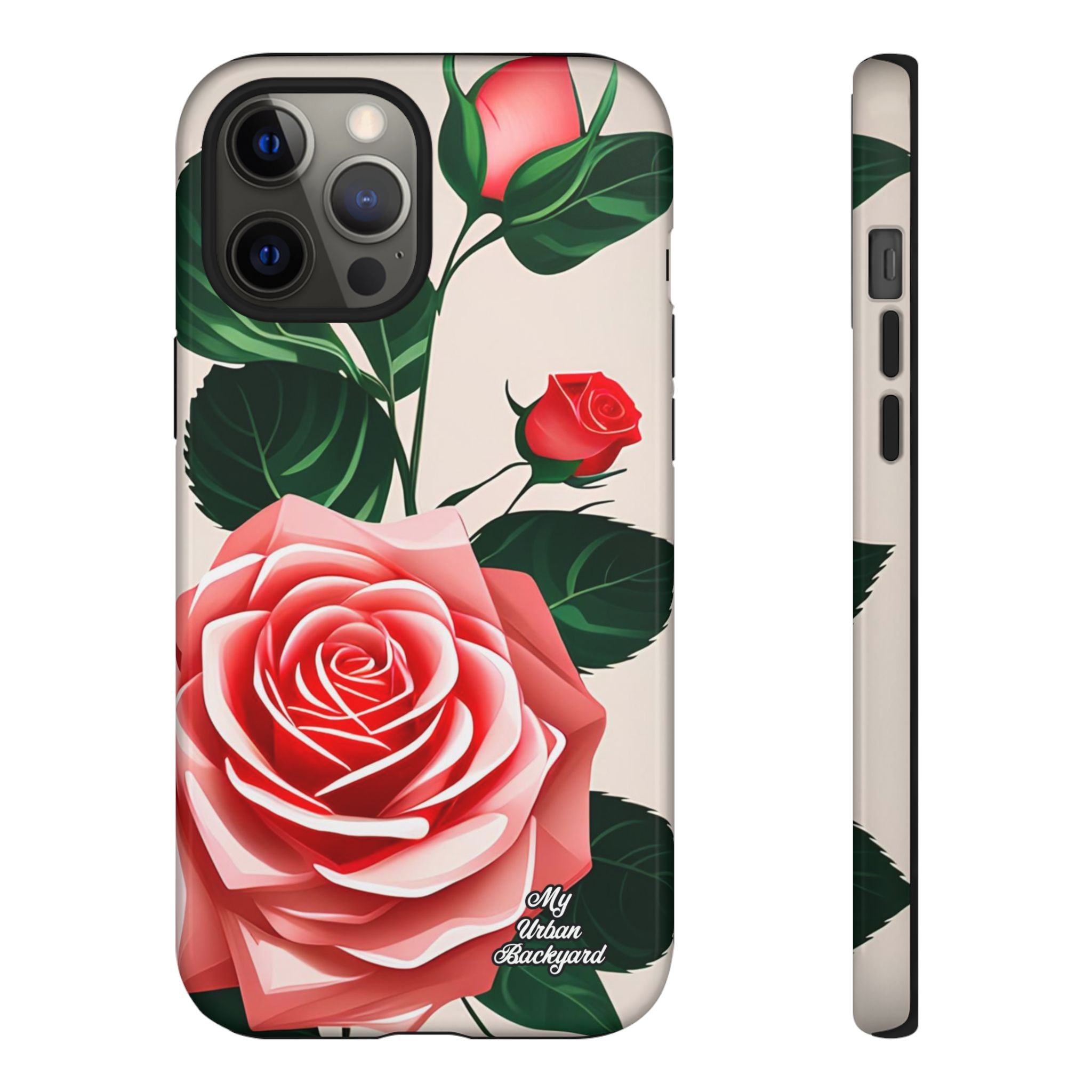 Pink Rose Flowers, Cell Phone Case - Apple, Samsung, Google Pixel