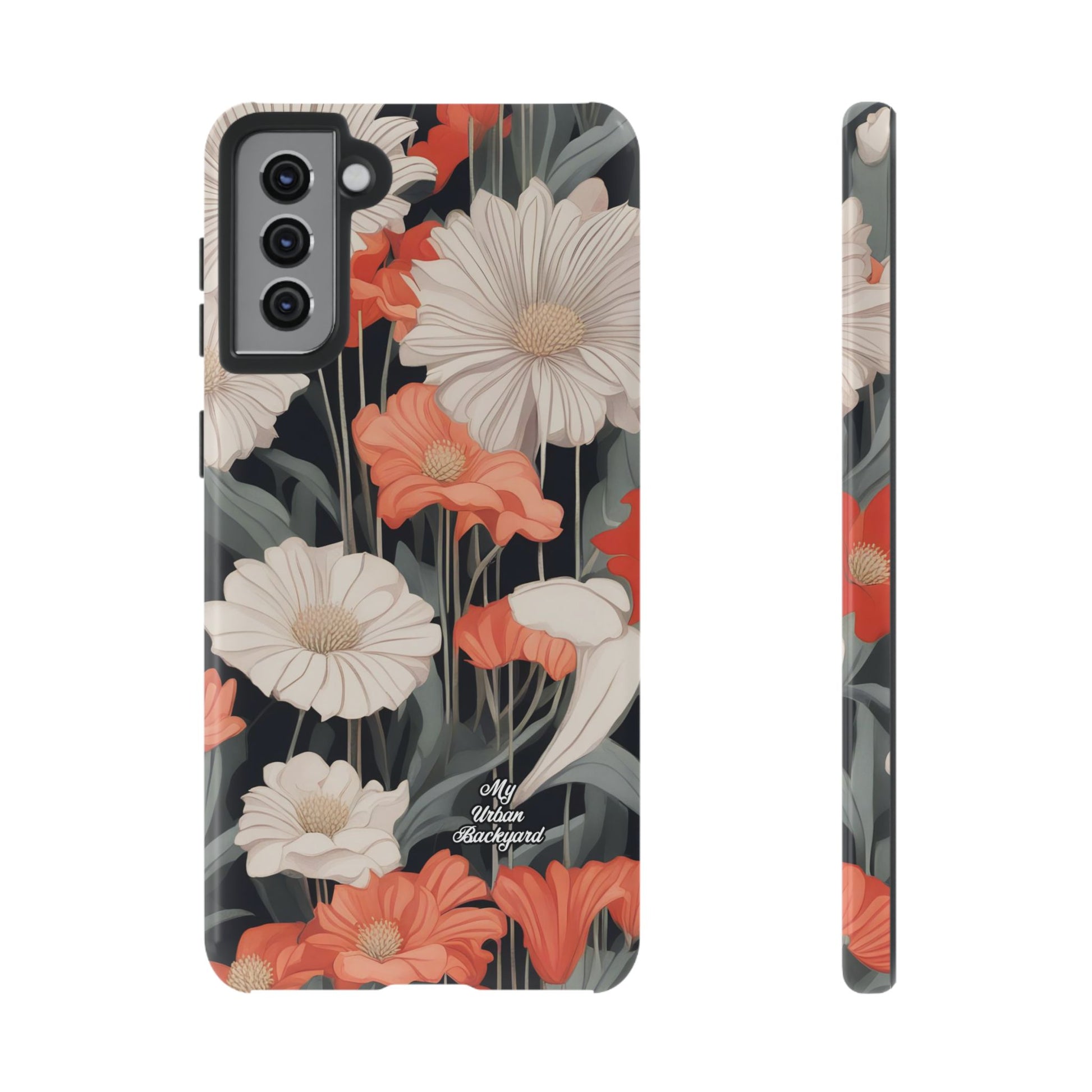 Art Deco Flowers, Cell Phone Case - Apple, Samsung, Google Pixel