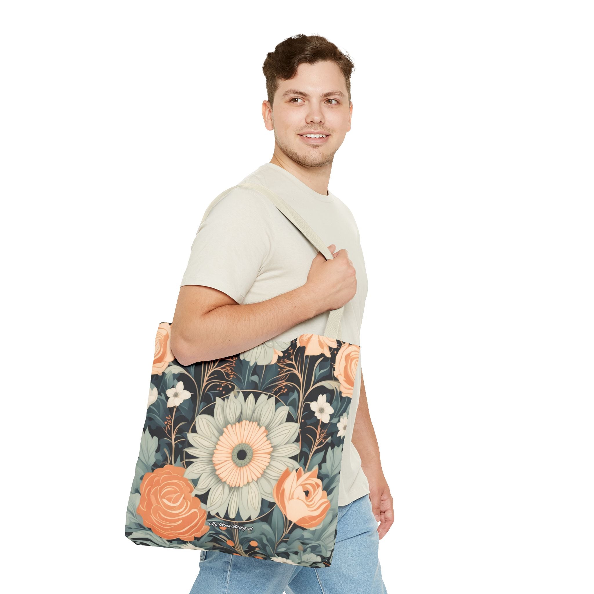 Wildflowers, Tote Bag with Cotton Handles