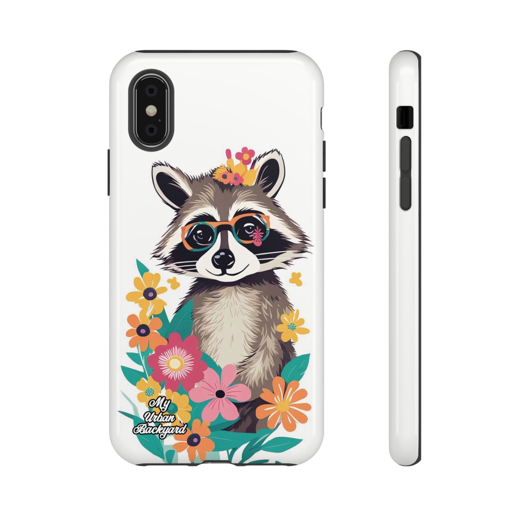 Raccoon with Glasses, Cell Phone Case - Apple, Samsung or Google Pixel