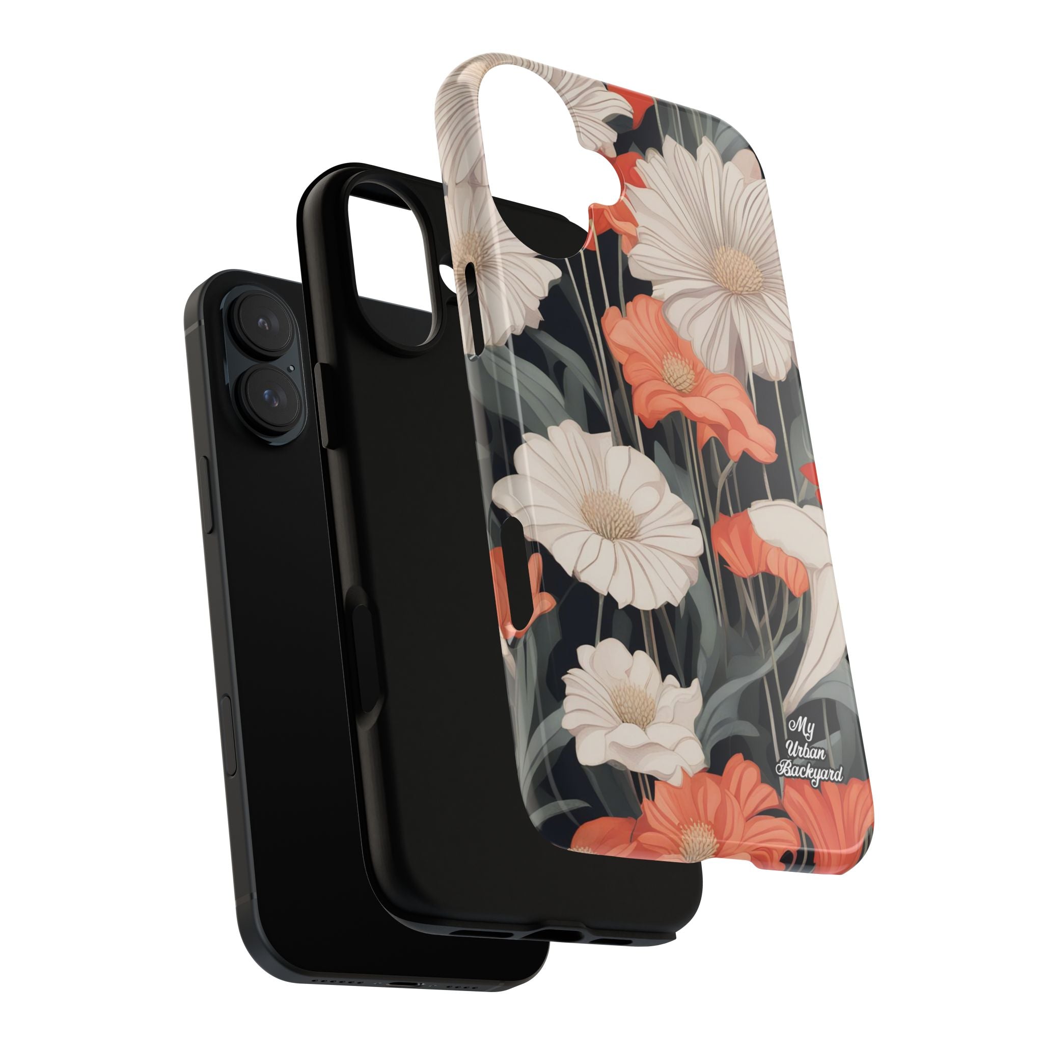 Art Deco Flowers, Cell Phone Case - Apple, Samsung, Google Pixel