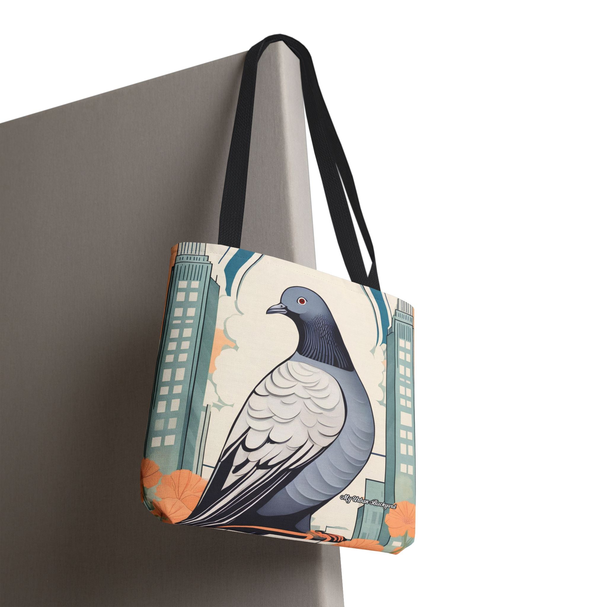 City Pigeon, Bird Tote Bag with Cotton Handles For Everyday Use, 3 Sizes