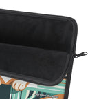 Art Deco Tabby Cat, Soft Laptop Sleeve, Unique Pet Lover Gift, Tech Accessory, Cat-Themed Case, Laptop Cover, Cute Cat Design, 3 Sizes