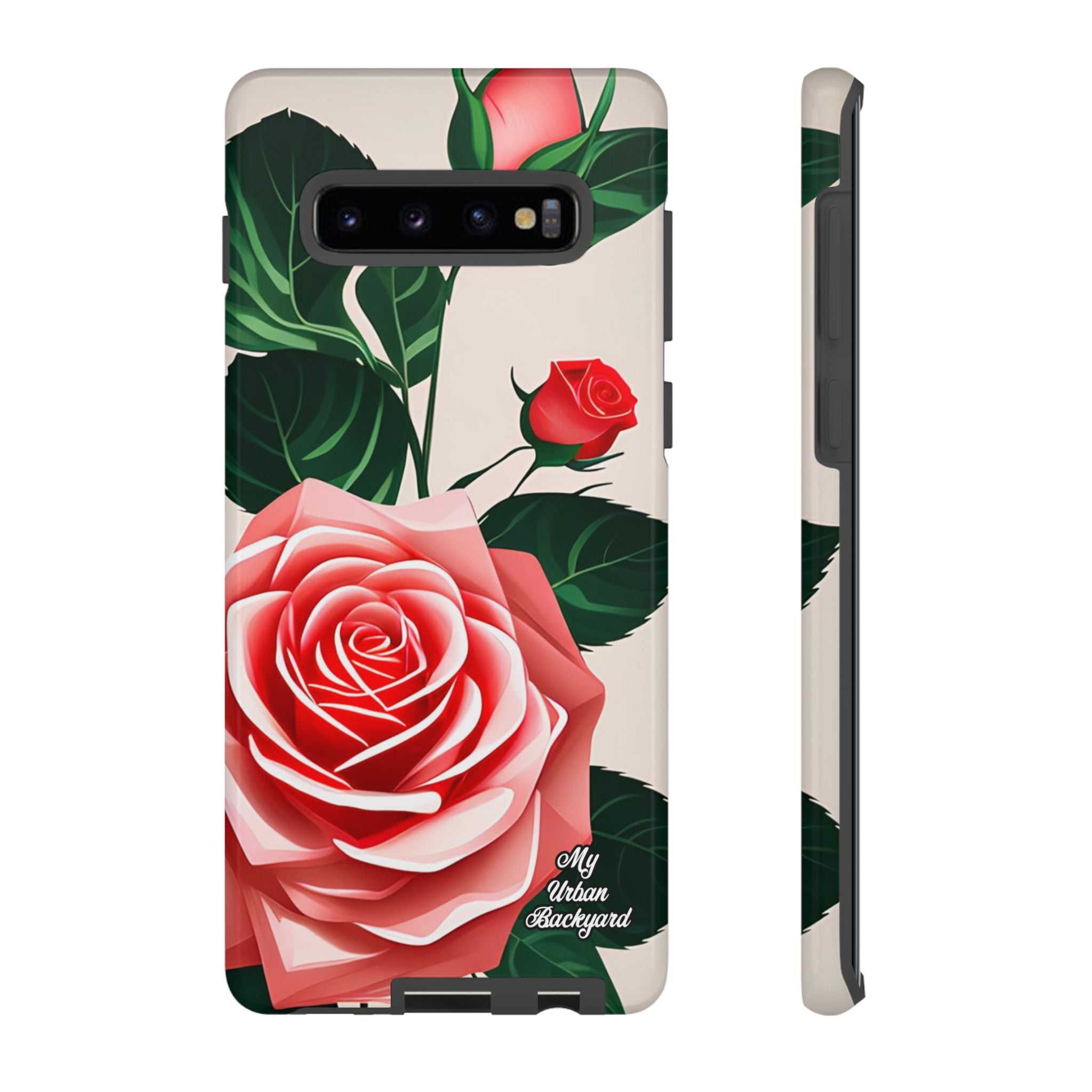 Pink Rose Flowers, Cell Phone Case - Apple, Samsung, Google Pixel