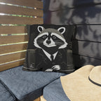 Oliver Nighteyes, Raccoon Throw Pillow