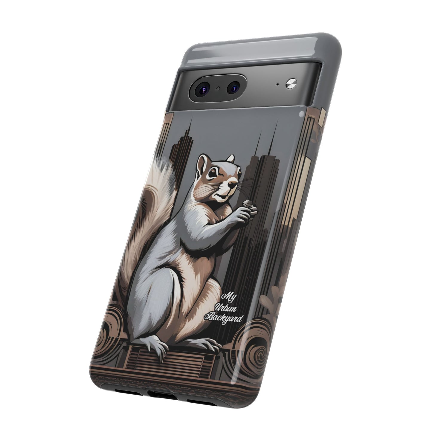 Urban Gray Squirrel, Cell Phone Case - Apple, Samsung, or Google Pixel